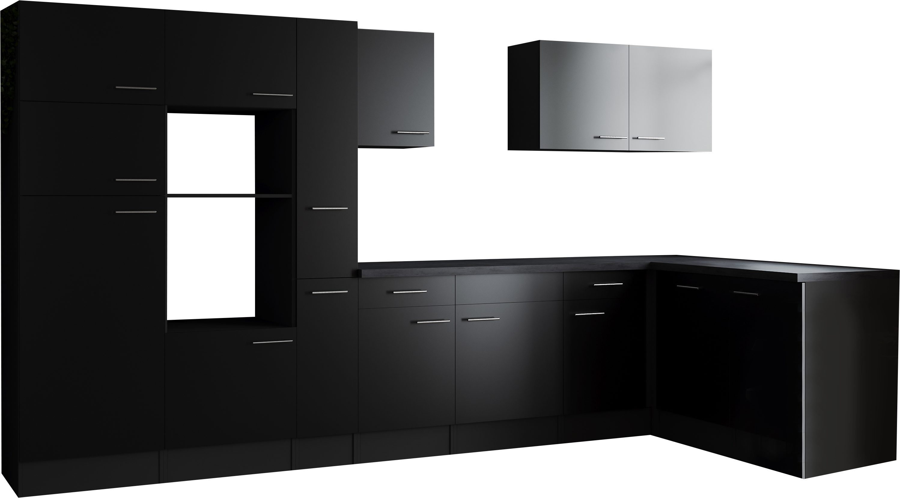 RESPEKTA Winkelküche Oliver, Breite 370 cm, 90 cm Arbeitshöhe, in exklusiver Konfiguration für OTTO