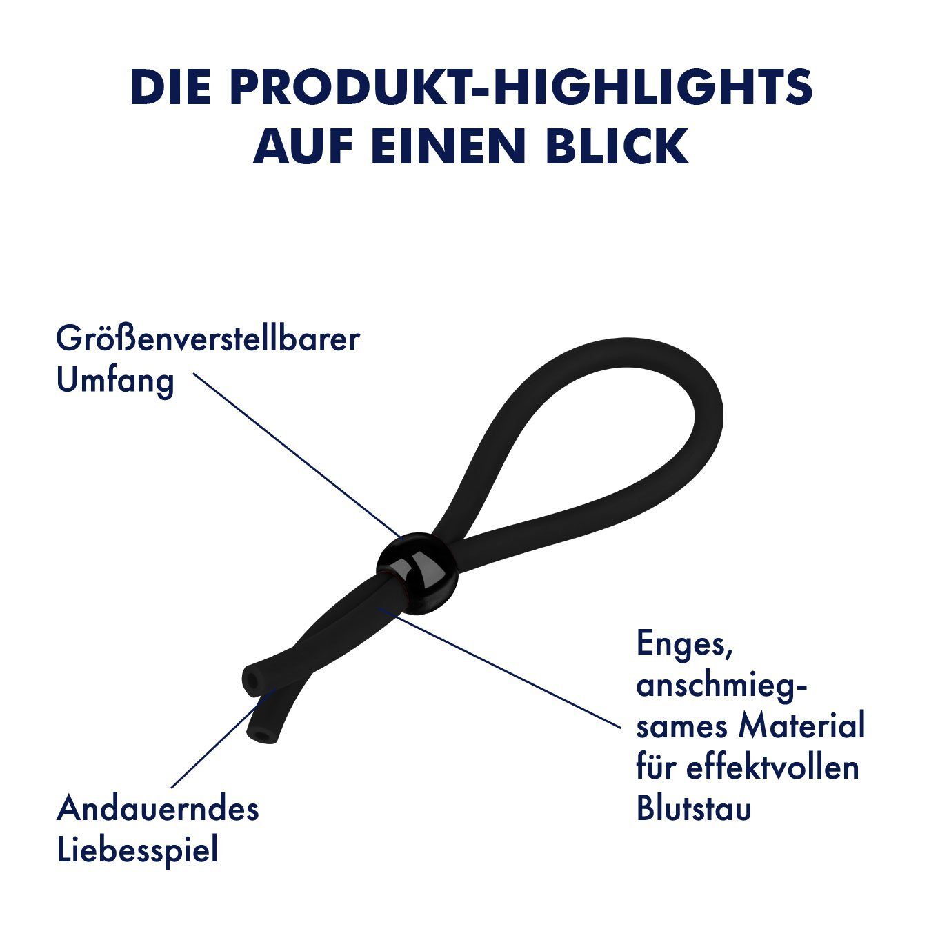 EIS Penis-Hoden-Ring »Verstellbarer Silikon-Penisring, 1 - 6 cm« online  kaufen | OTTO