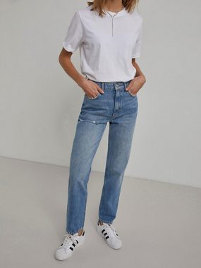 pieces Weite Jeans ELANI (1-tlg) Weiteres Detail, Plain/ohne Details