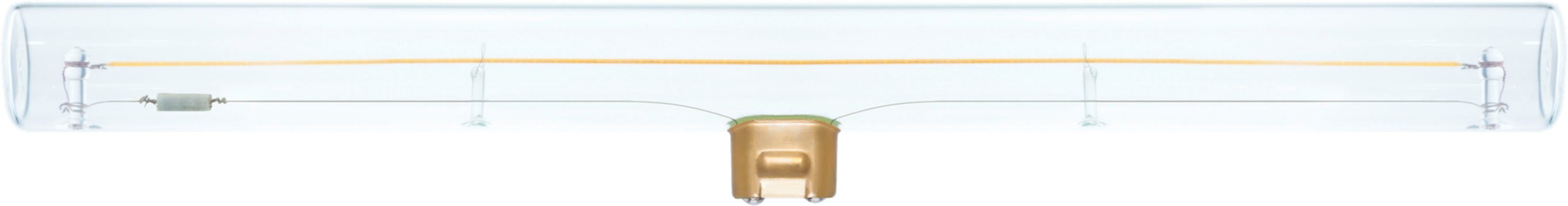 SEGULA LED-Leuchtmittel LED Linienlampe S14d 300mm klar, S14d, 1 St., Extra-Warmweiß, LED Linienlampe S14d 300mm klar, 2200K, 4,5W, CRI 90, dimmbar