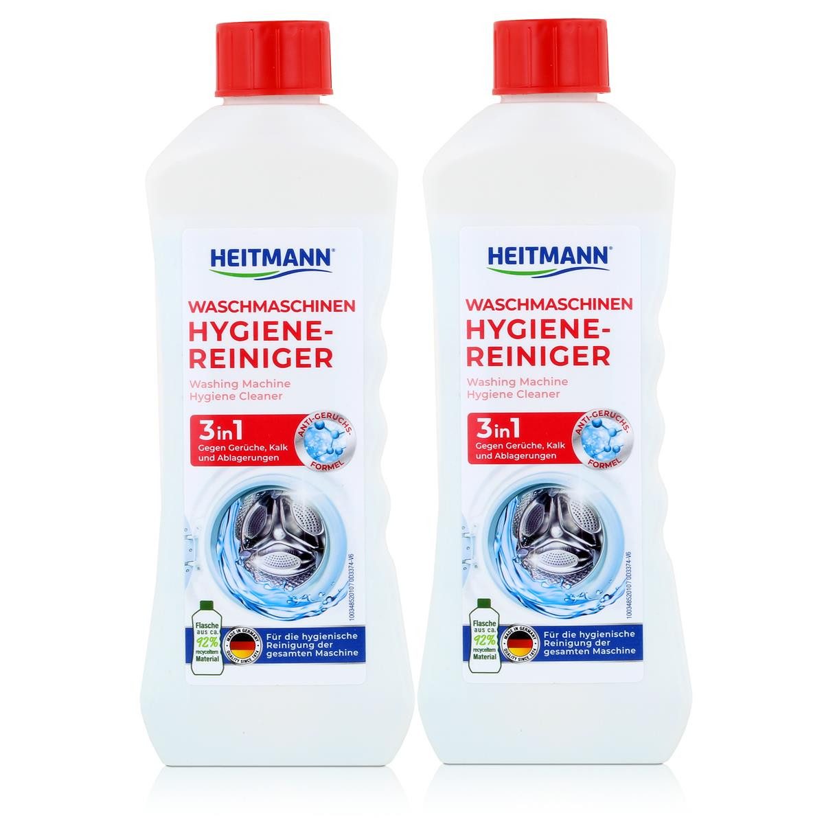 HEITMANN Heitmann Waschmaschinen Hygiene Reiniger 250ml gegen Kalk und Gerüche Spezialwaschmittel