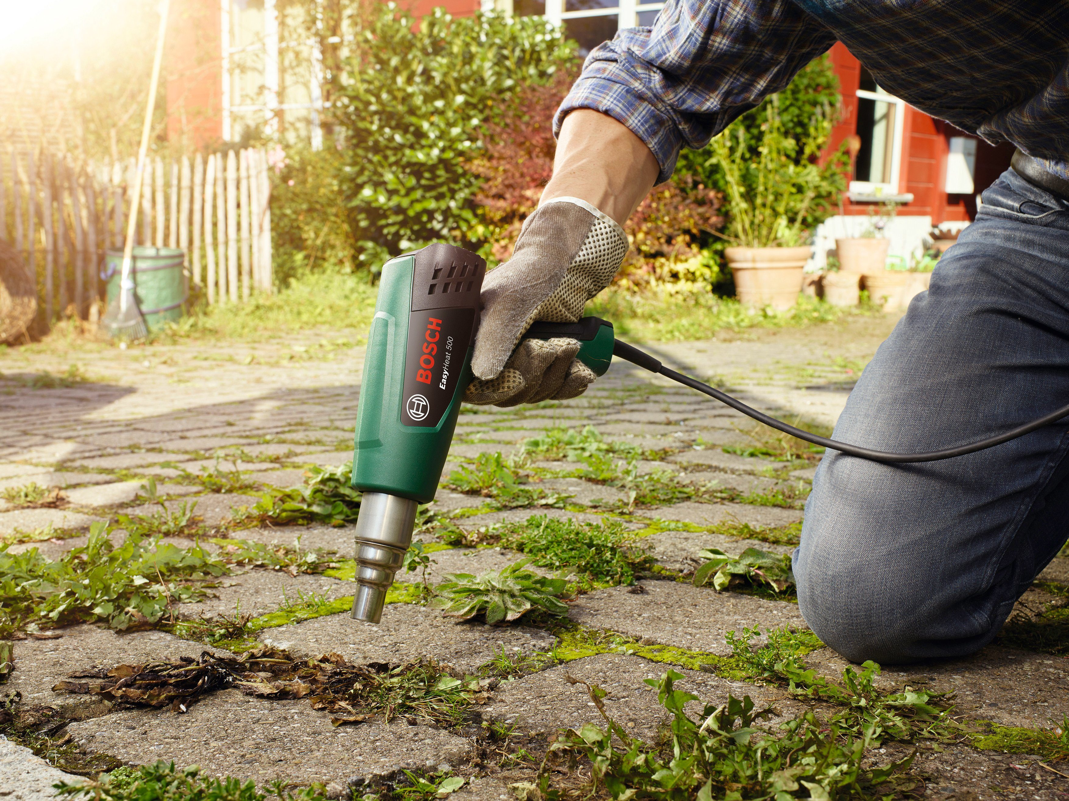 Bosch Home & Garden Heißluftgebläse EasyHeat 500, 1600 in W, bis max. 500 °C