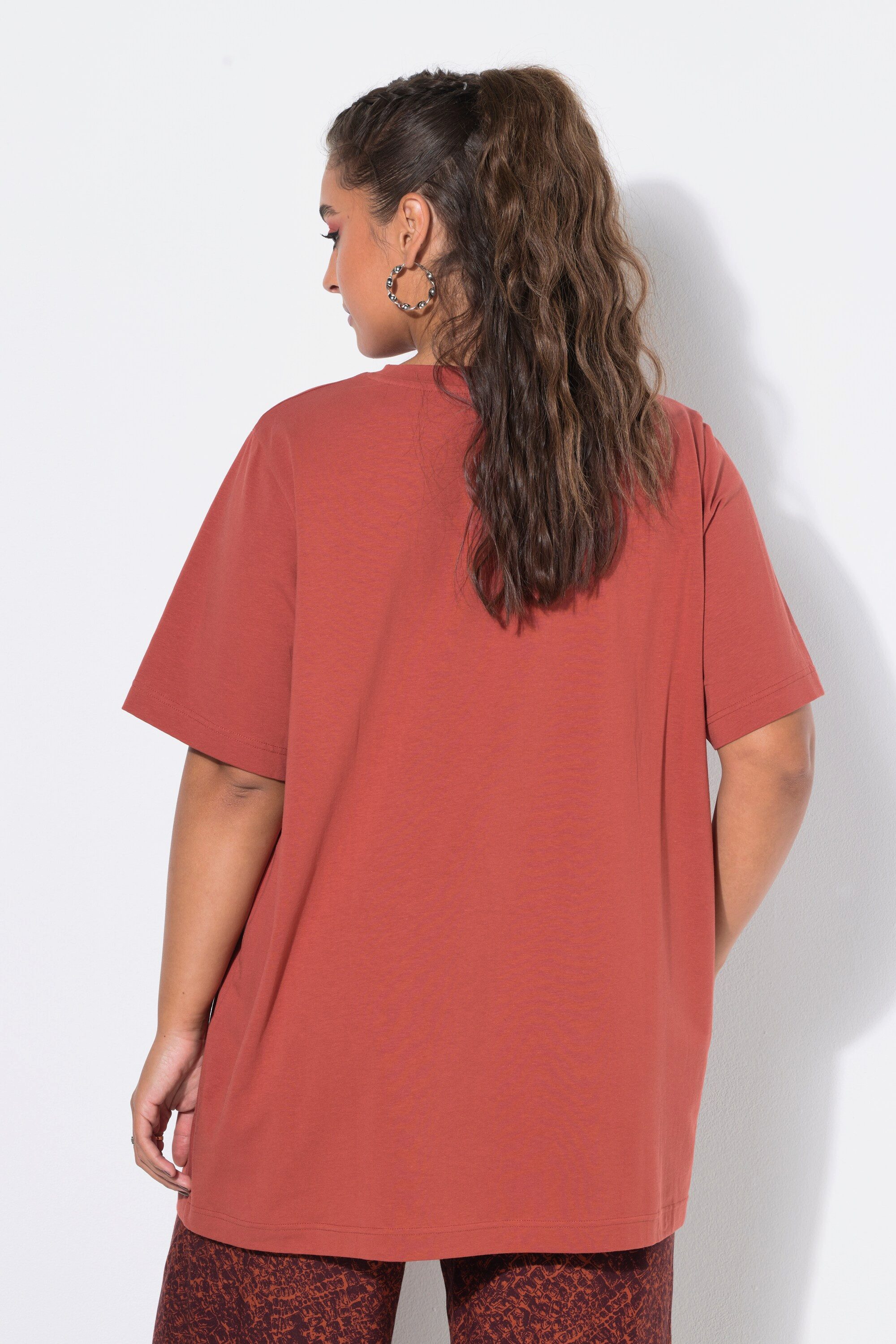 Studio Untold Longshirt Longshirt langer Classic Shape Halbarm