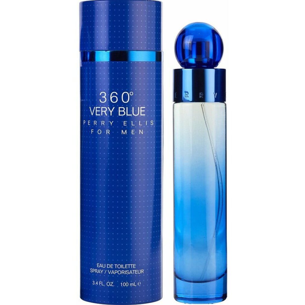 Perry Ellis Eau de Toilette 360 Very Blue Eau De Toilette Spray 100ml For Men