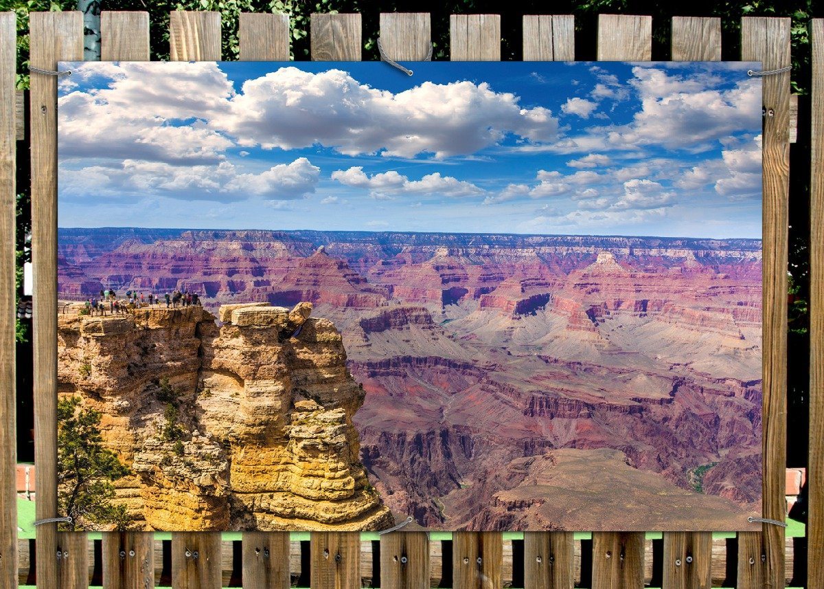 Thumbnail - Wallario Sichtschutzzaunmatten Felsenschlucht im Grand Canyon Park Arizona