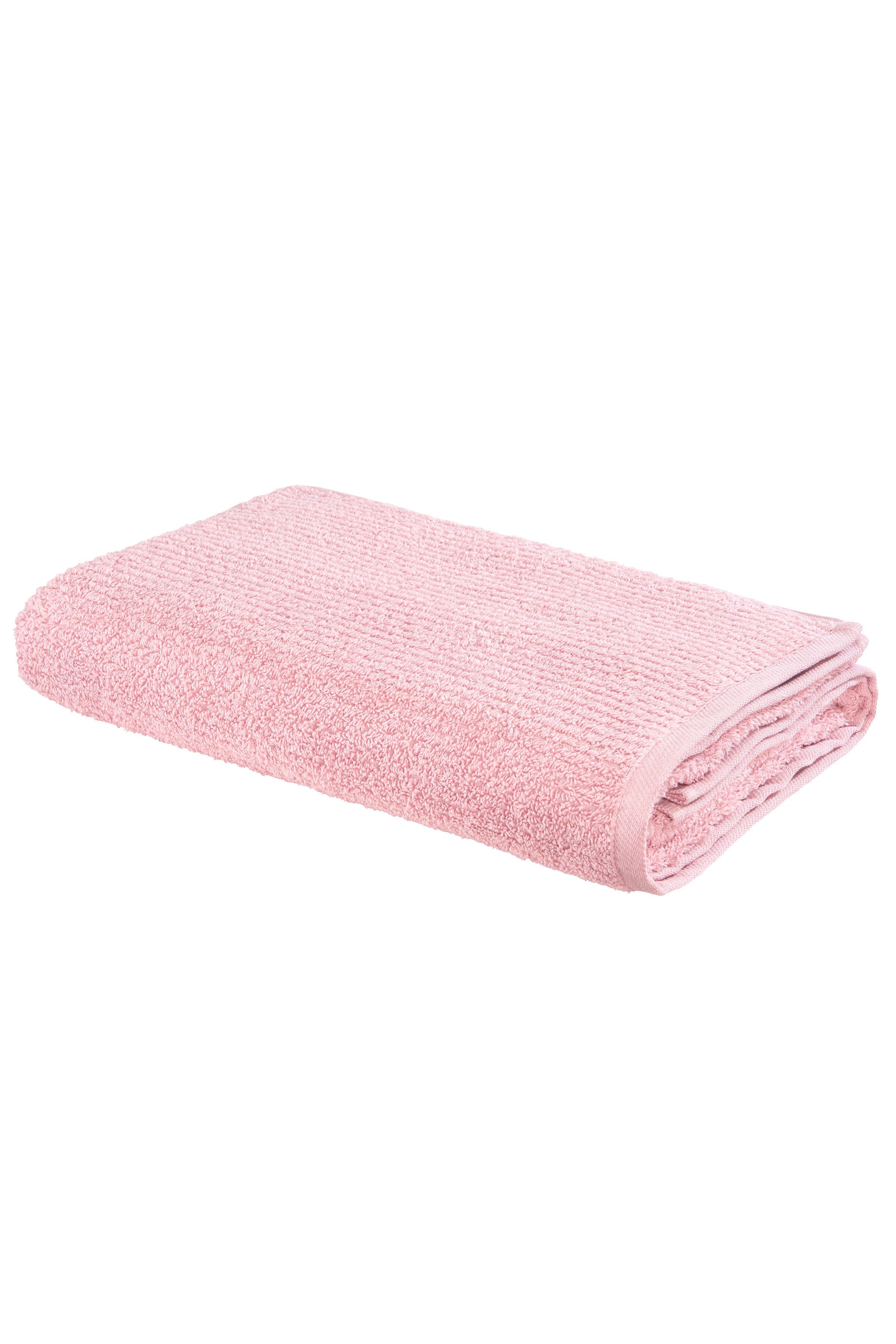 OTTO home Badetuch Riva, 80x150, Premium Handtücher, 500 gr/m², Webfrottier (1-St), Hoch-Tief-Struktur, Streifen, weich, 5 Jahre Garantie