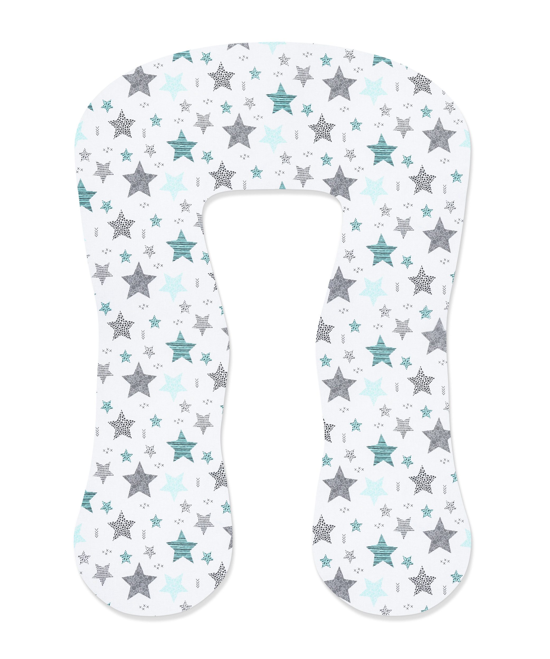 Amilian Stillkissenbezug 330 cm - Kissenbezug für XXL Stillkissen; Seitenschläferkissen, Ersatzbezug für Schwangerschaftskissen - 100 % Baumwolle