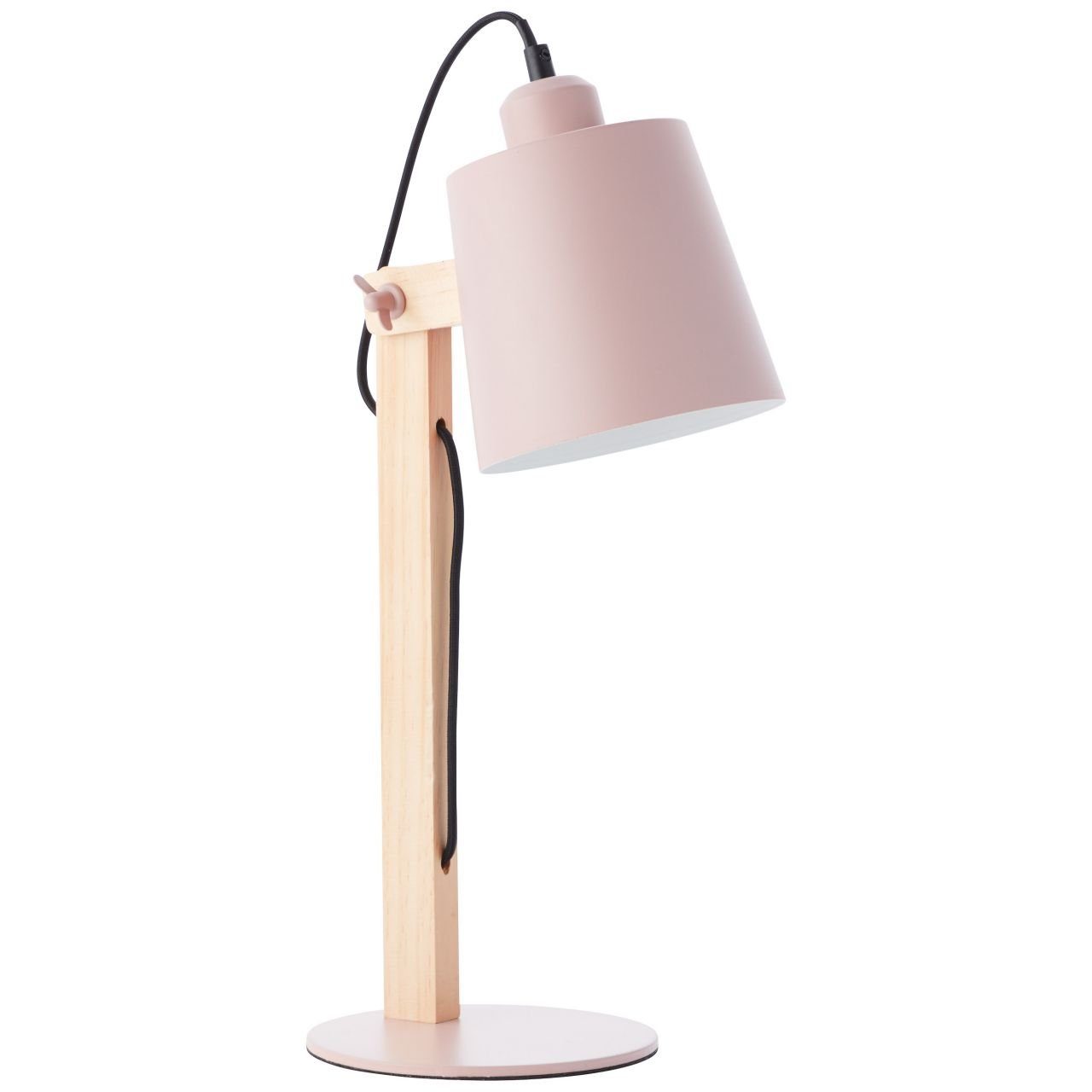 Lampe für Brilliant A60, 30W, Swivel E27, geeignet rosa Swivel, Tischleuchte N Tischleuchte matt 1x