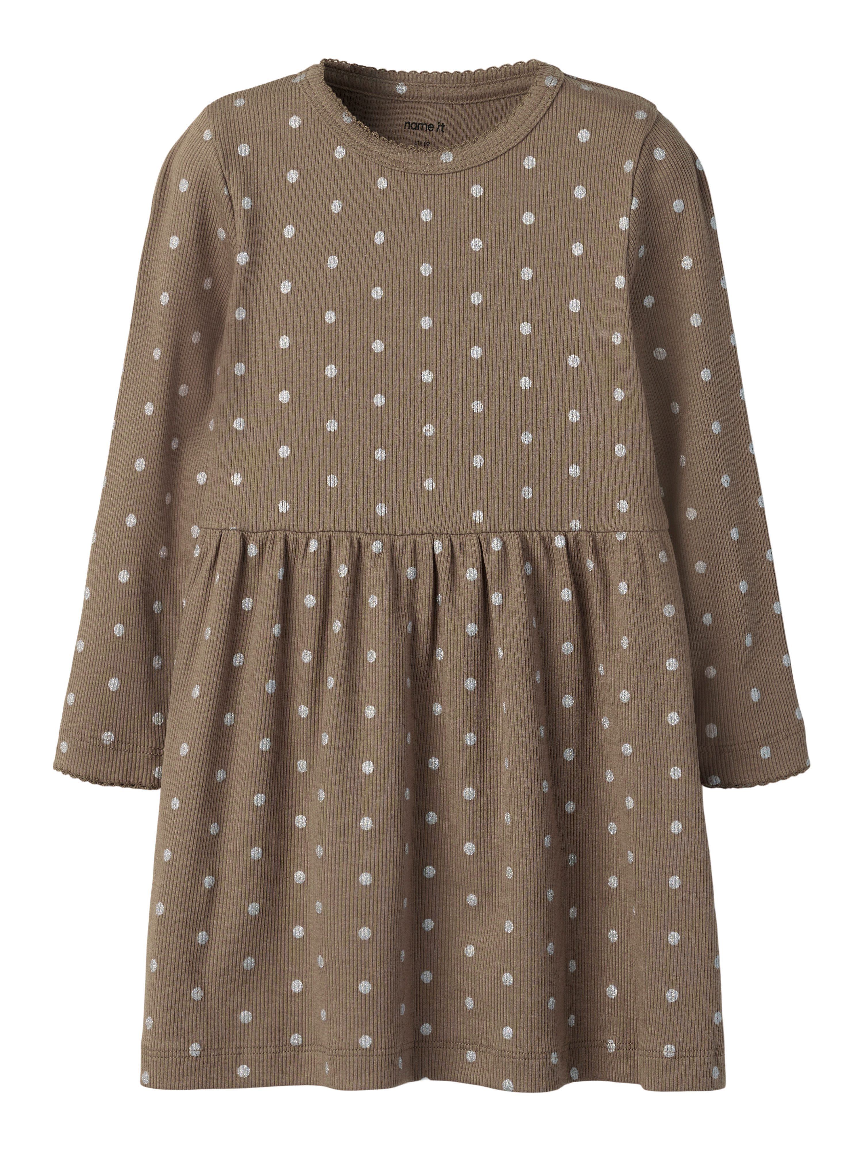 Name It Strickkleid NMFLONA LS DRESS Baumwollmischung, regular fit