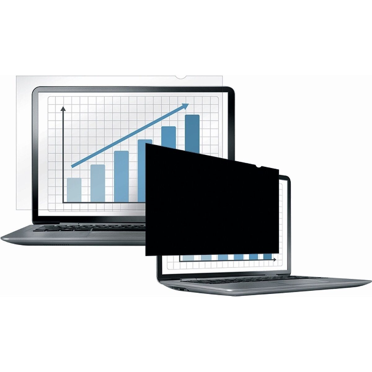 FELLOWES Sichtschutzfolie Blickschutzfilter PrivaScreen Widescreen 35,81cm/14,1 Zoll schwarz