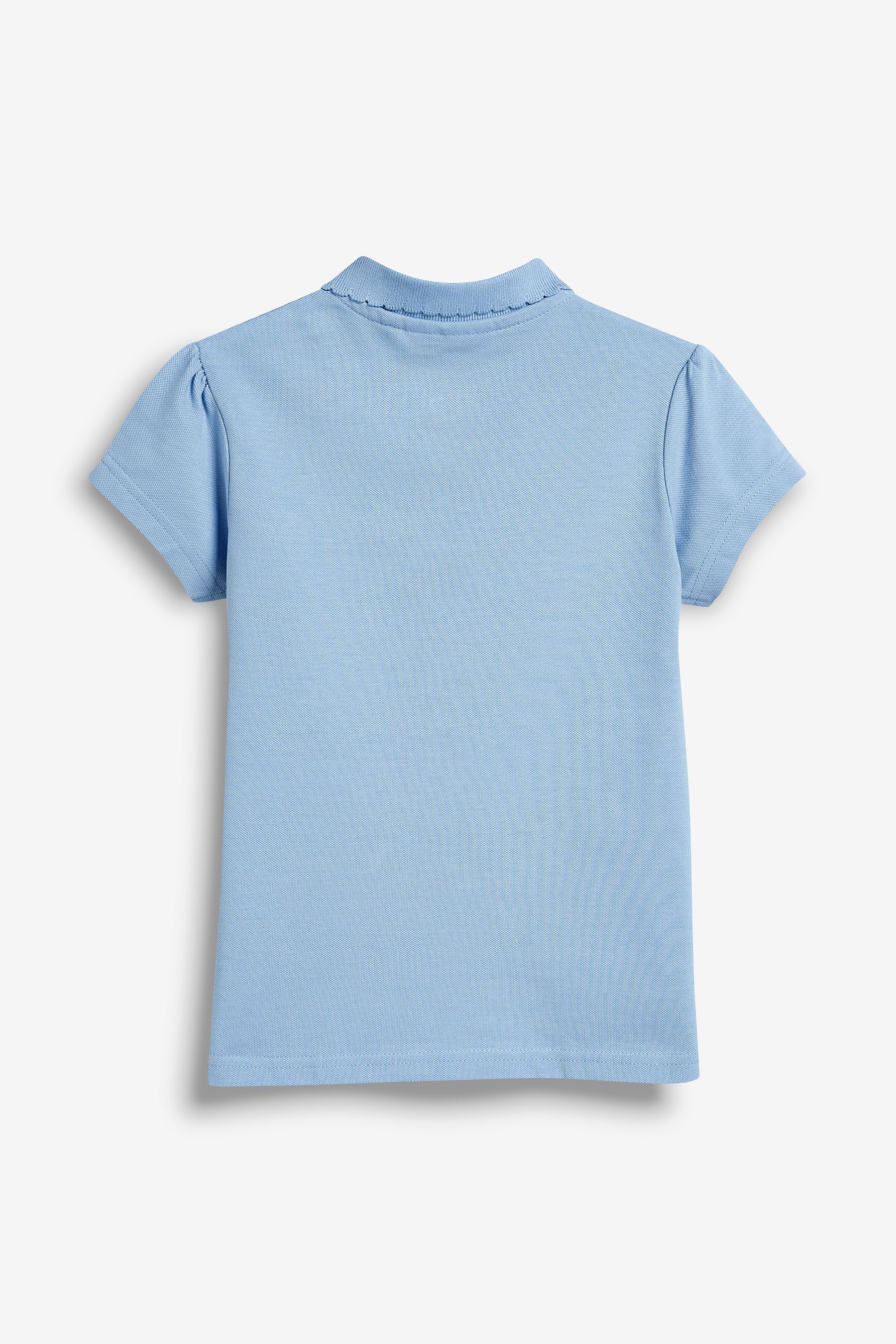 2er-Pack im Next (2-tlg) Kurzärmelige Blue aus Baumwolle Polohemden Poloshirt
