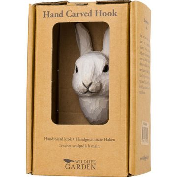 Wildlife Garden Garderobenhaken Hand-carved Hook Arctic Hare