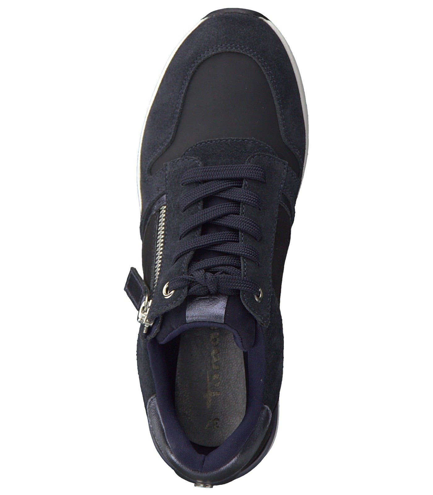 COMB) Blau (NAVY Tamaris Sneaker Leder/Textil Sneaker