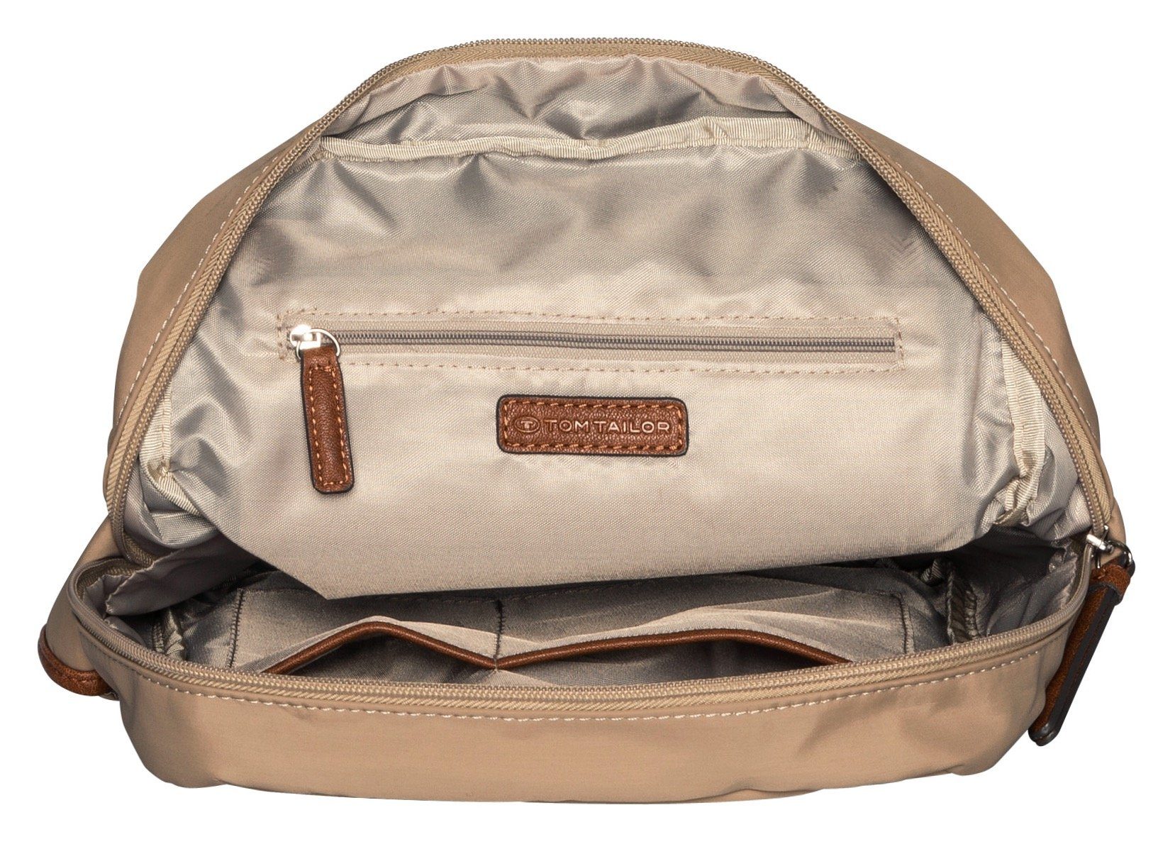 TOM Cityrucksack Backpack beige TAILOR M REVA