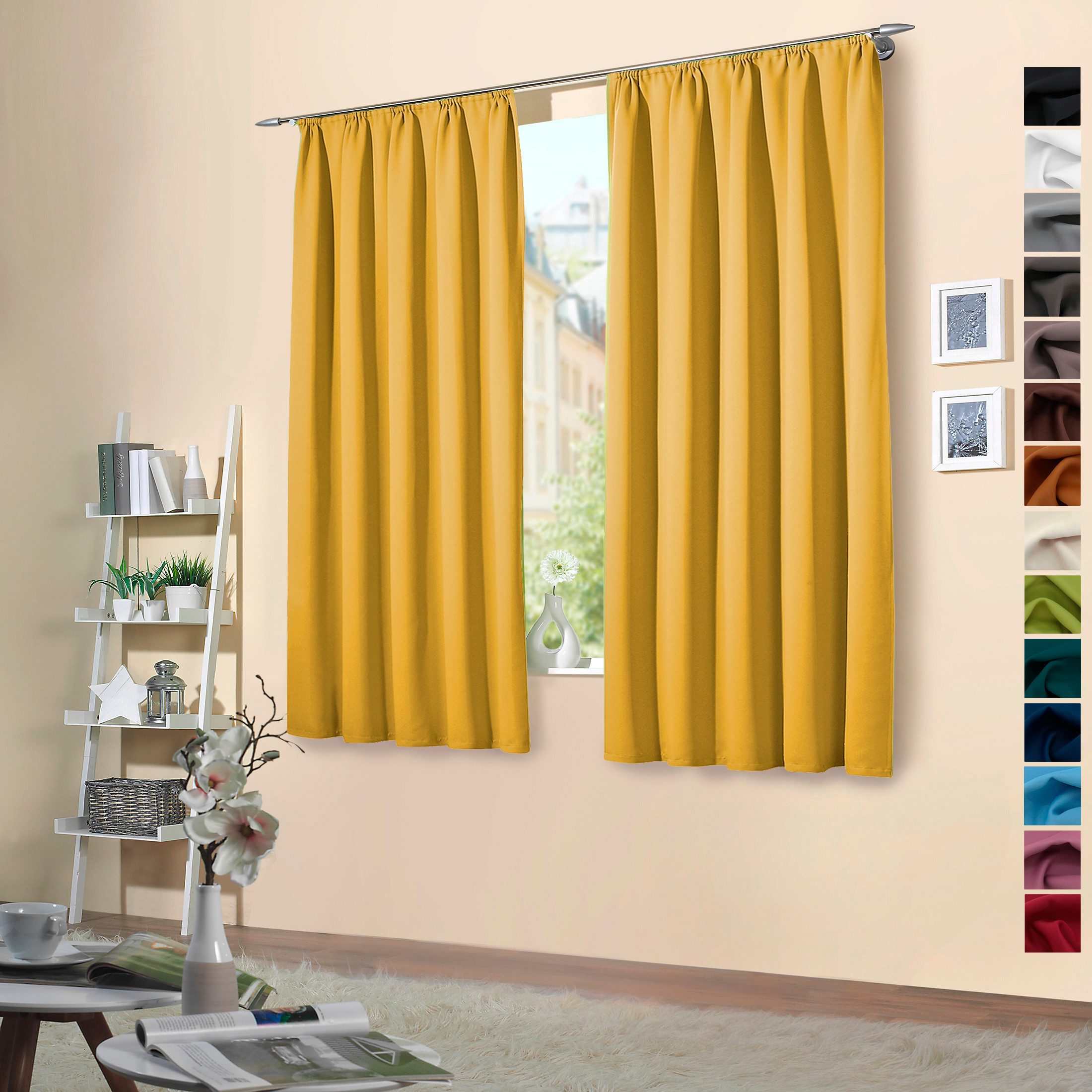 heimtexland Verdunkelungsvorhang Verdunklungsgardinen Thermo Vorhänge blick günstig online kaufen