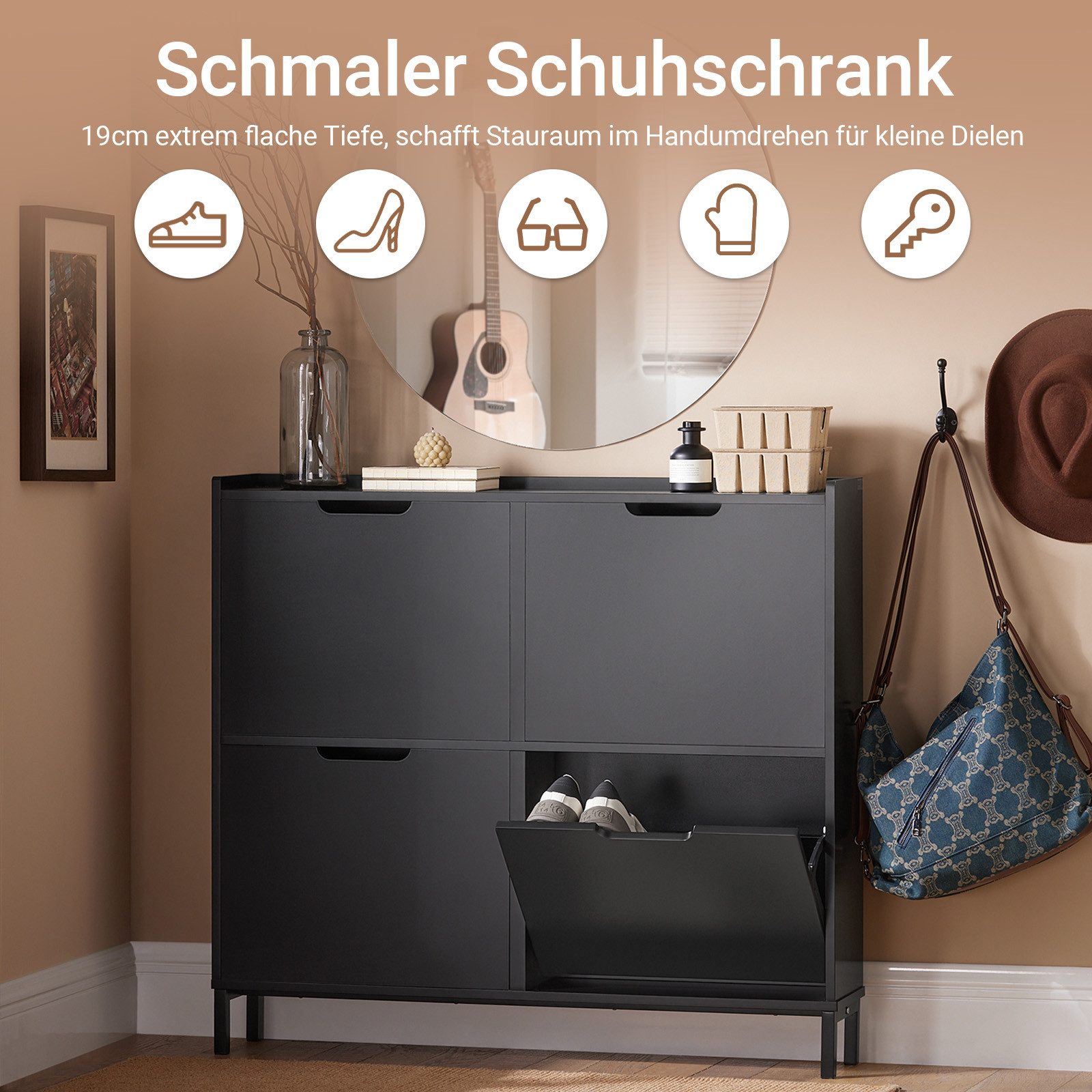 SoBuy Schuhschrank FSR100, Schuhkipper Schuhregal Flurschrank Schuhkommode günstig online kaufen
