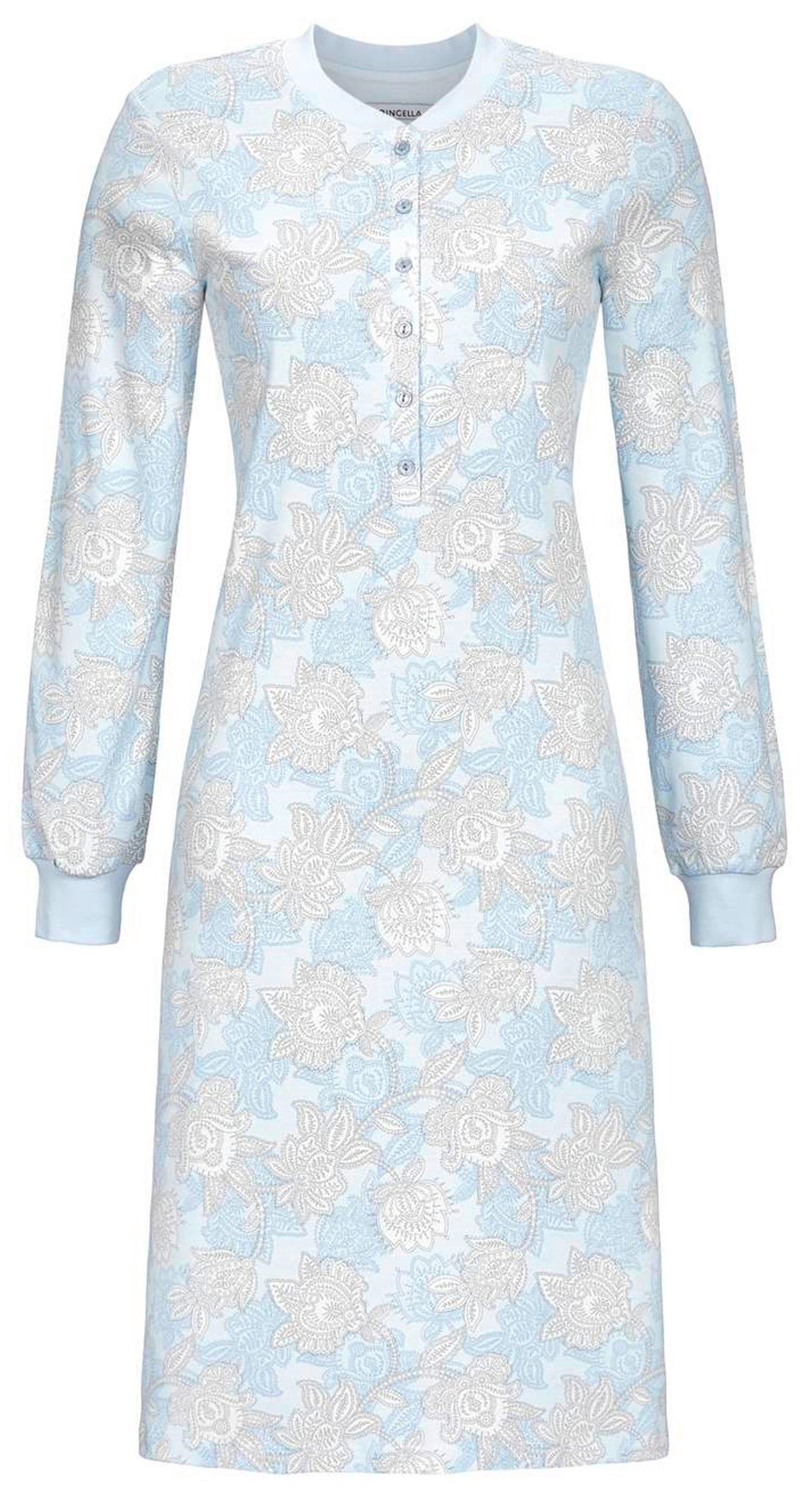 Ringella Nachthemd Damen Schlafshirt mit Strickbündchen (1-tlg) Baumwolle günstig online kaufen