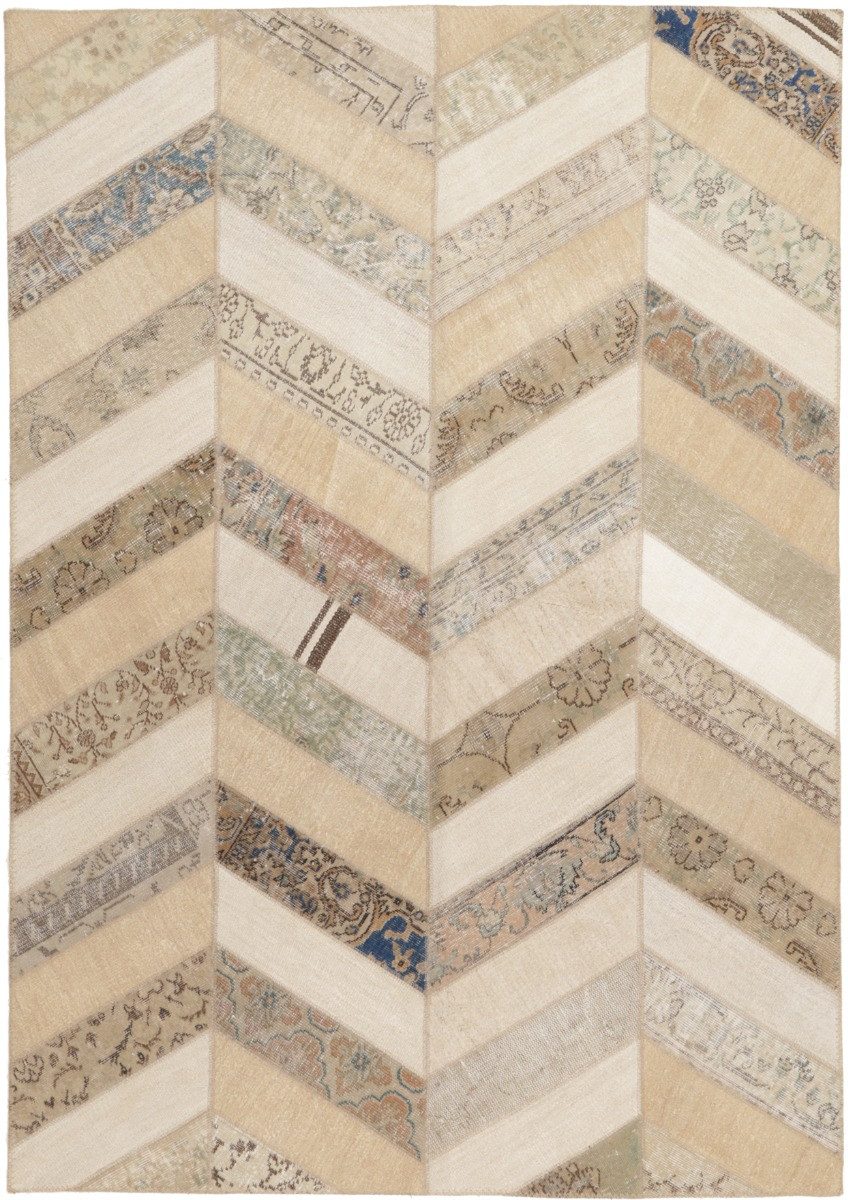 Carpet Avenue Teppich Patchwork Fine 240x170, Rechteck, Höhe: 8 mm