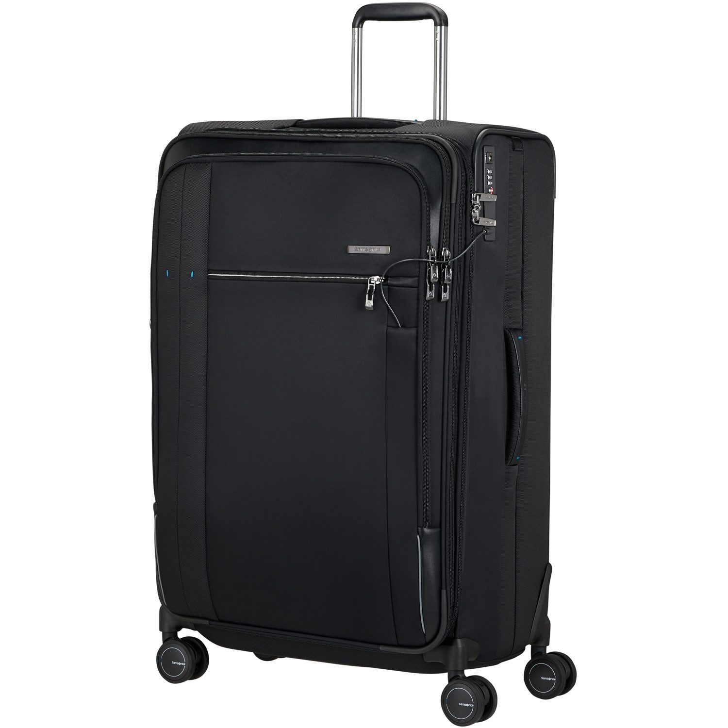 Samsonite Чемоданы Samsonite 4-Rad Trolley 78/29 EXP. Spectrolite 3.0 TRVL Black, 4 Rollen Rollen