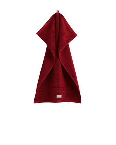 Gant Duschtuch GANT Handtuch Premium Dark Red 30 x 50 cm