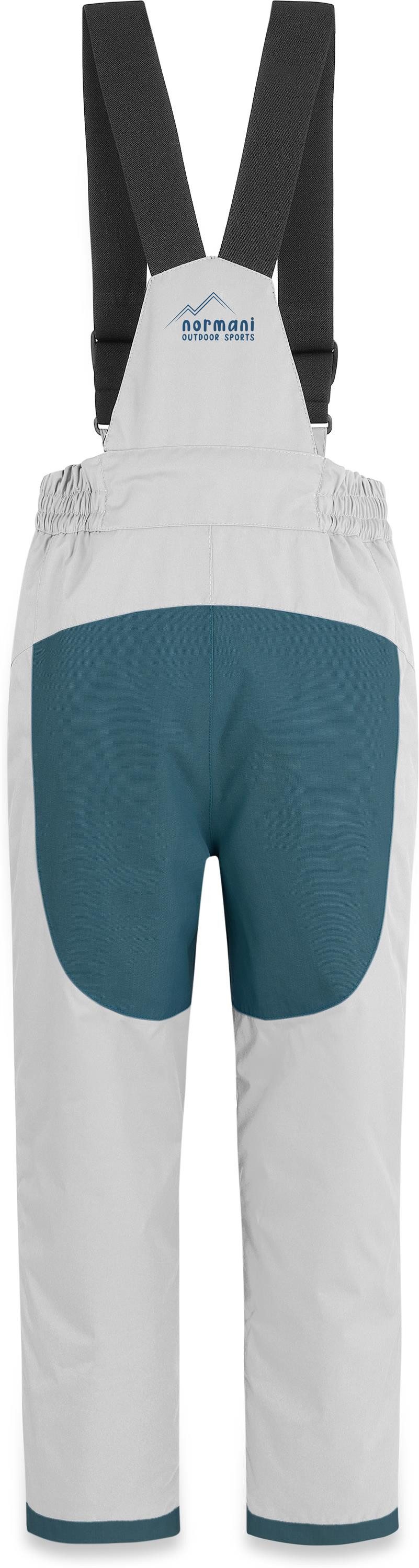normani Schneehose Kinder Winterhose Salcha Gefütterte Thermohose mit abnehmbaren Hosenträgern -Junge und Mädchen