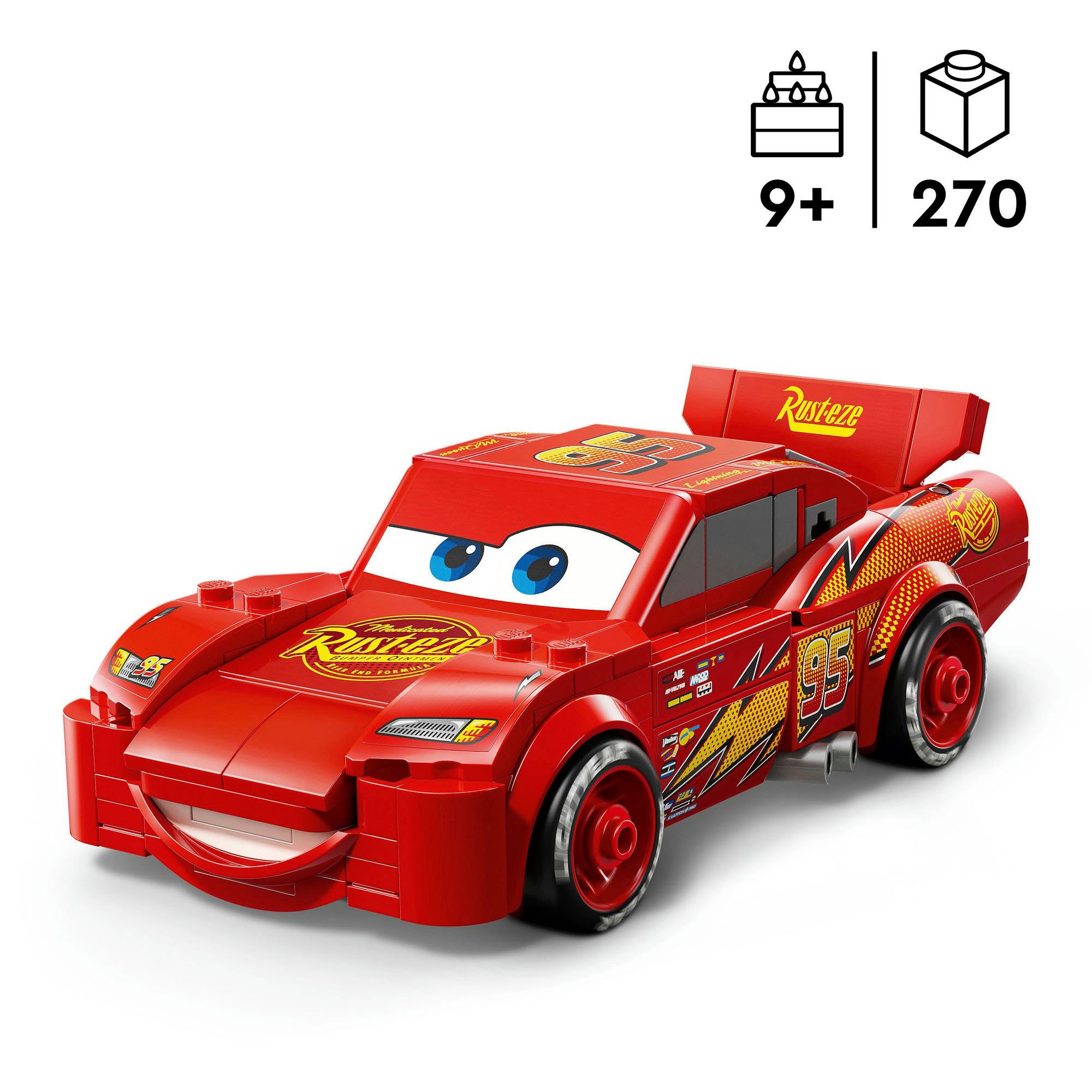 LEGO® Lightning McQueen (77255), LEGO Speed Champions Konstruktionsspielsteine, (270 St)