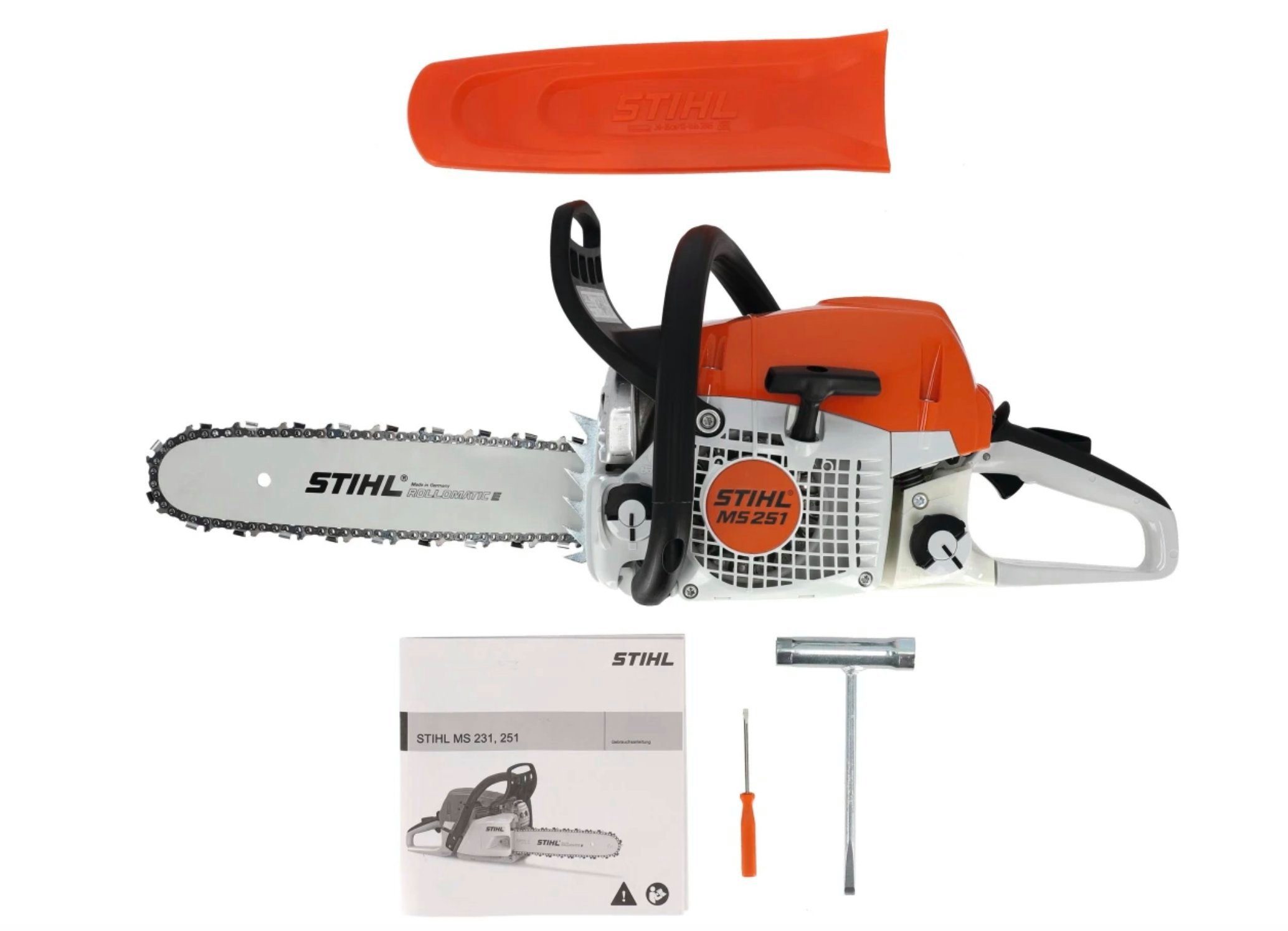 STIHL Benzin-Kettensäge Benzin Kettensäge MS 251 Pro Schwert 40 cm