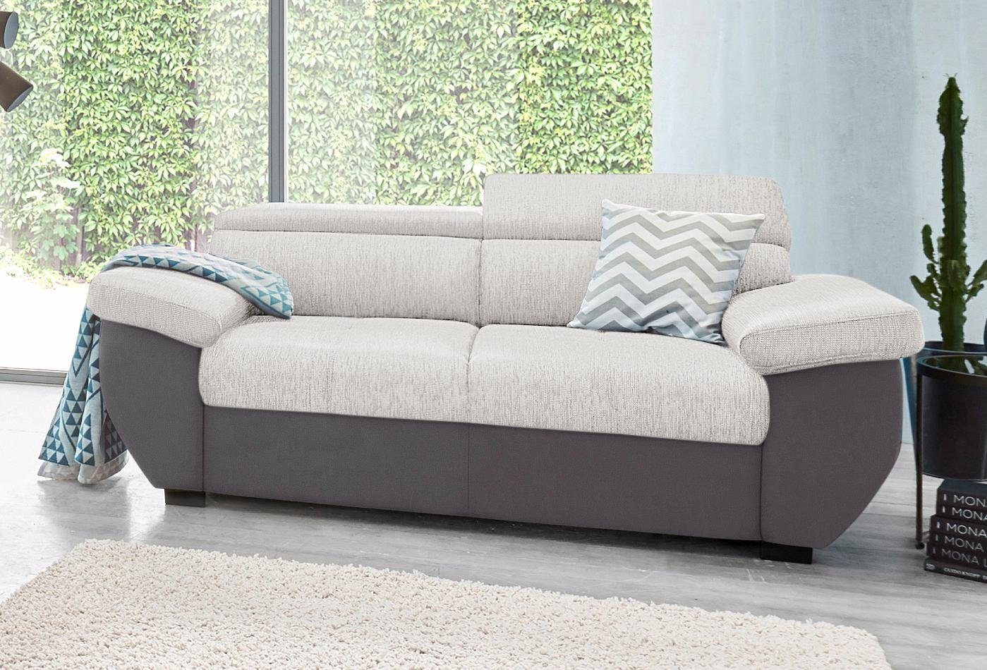 COTTA 2-Sitzer Speedway, Big-Sofa mit Kopfteilverstellung günstig online kaufen