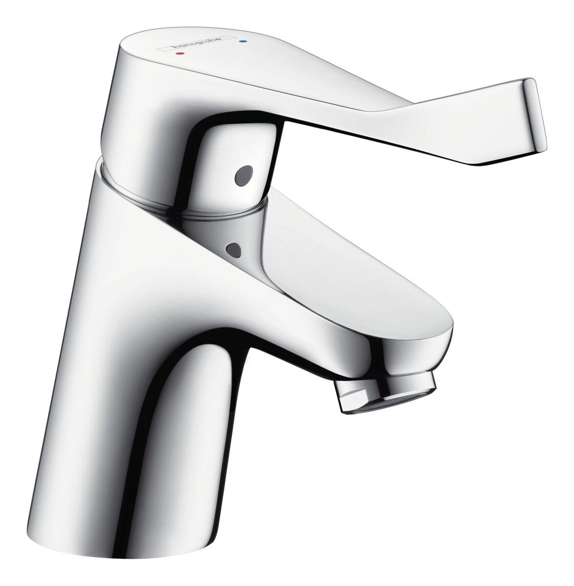 Einhebel-Waschtischmischer / mit Comfortgriff Focus 70 hansgrohe Focus Chrom Care - Waschtischarmatur