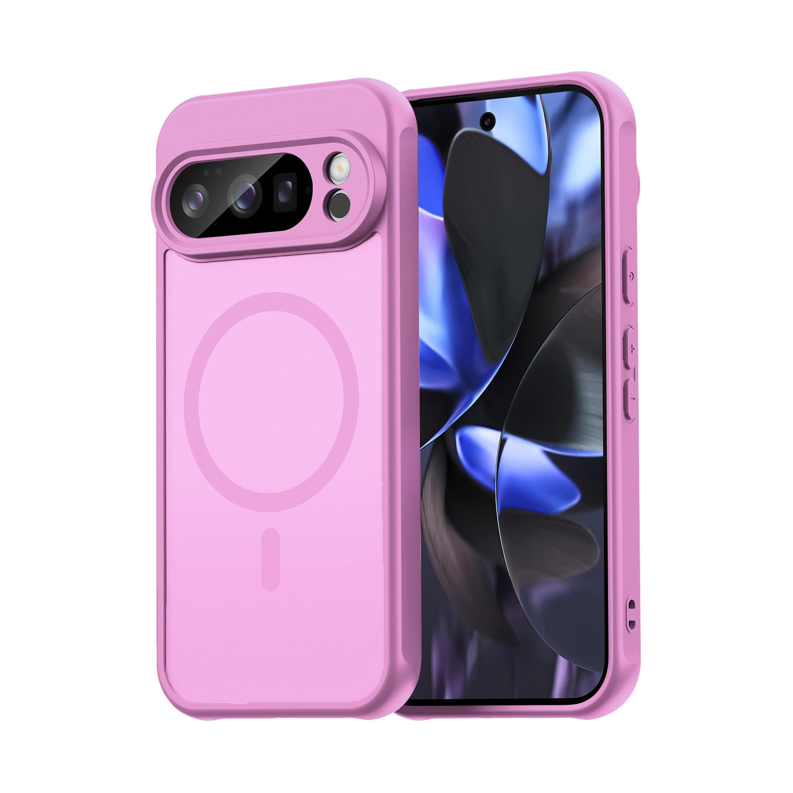 betterfon Handyhülle Magnetic Case für Google Pixel -Hülle Stoßfest,Magnet-Ring, Magnetisches Laden, mattes Design, kratzfest & stoßfest verarbeitet