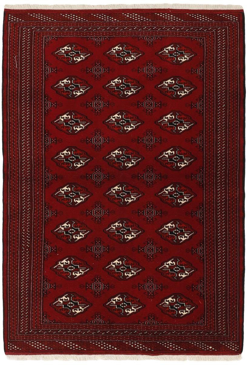 Orientteppich Turkaman 135x197 Handgeknüpfter Orientteppich / Perserteppich, Nain Trading, rechteckig, Höhe: 6 mm