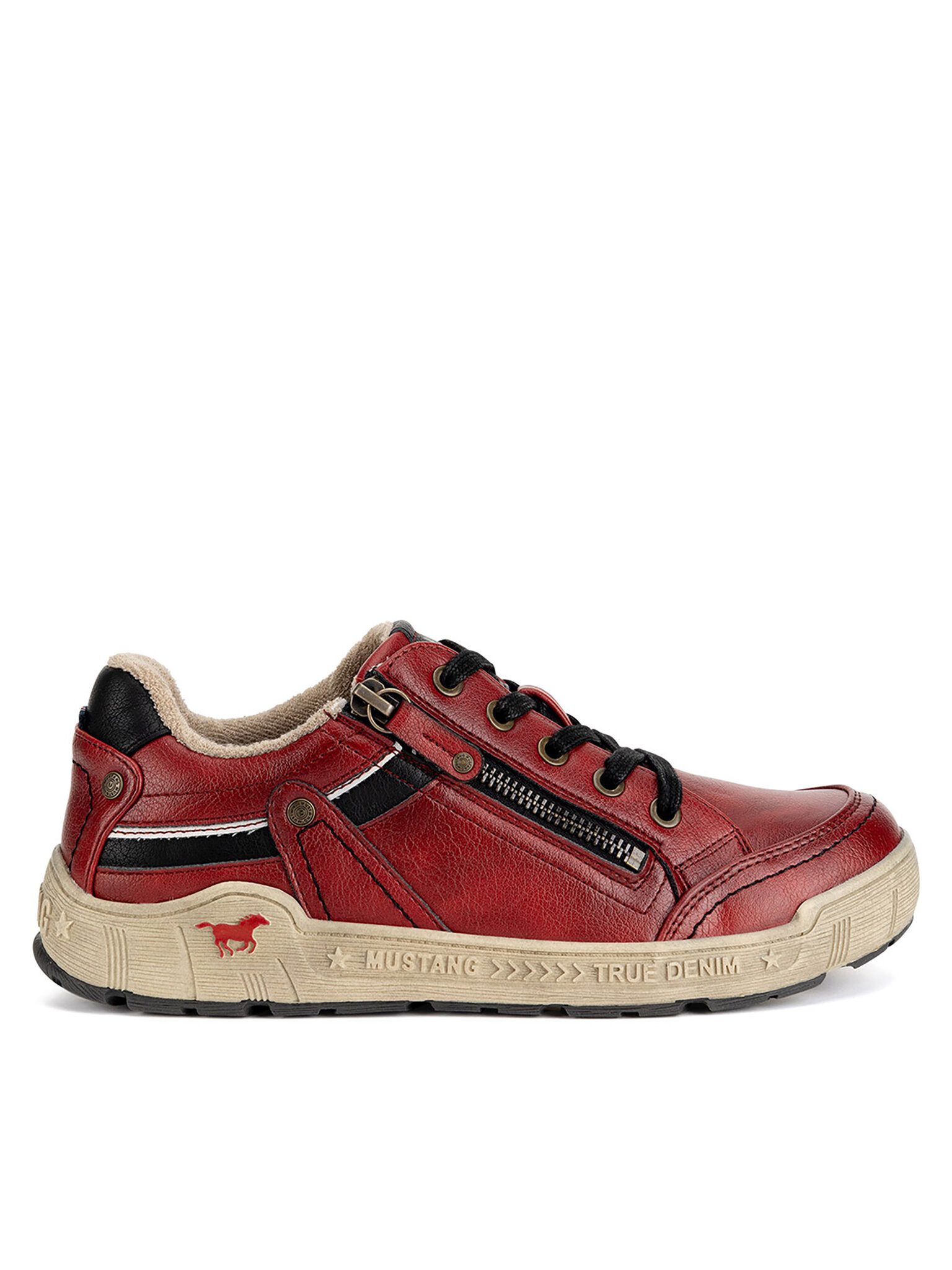MUSTANG Mustang Halbschuhe Damen 1290-302 Rot Schnürschuh