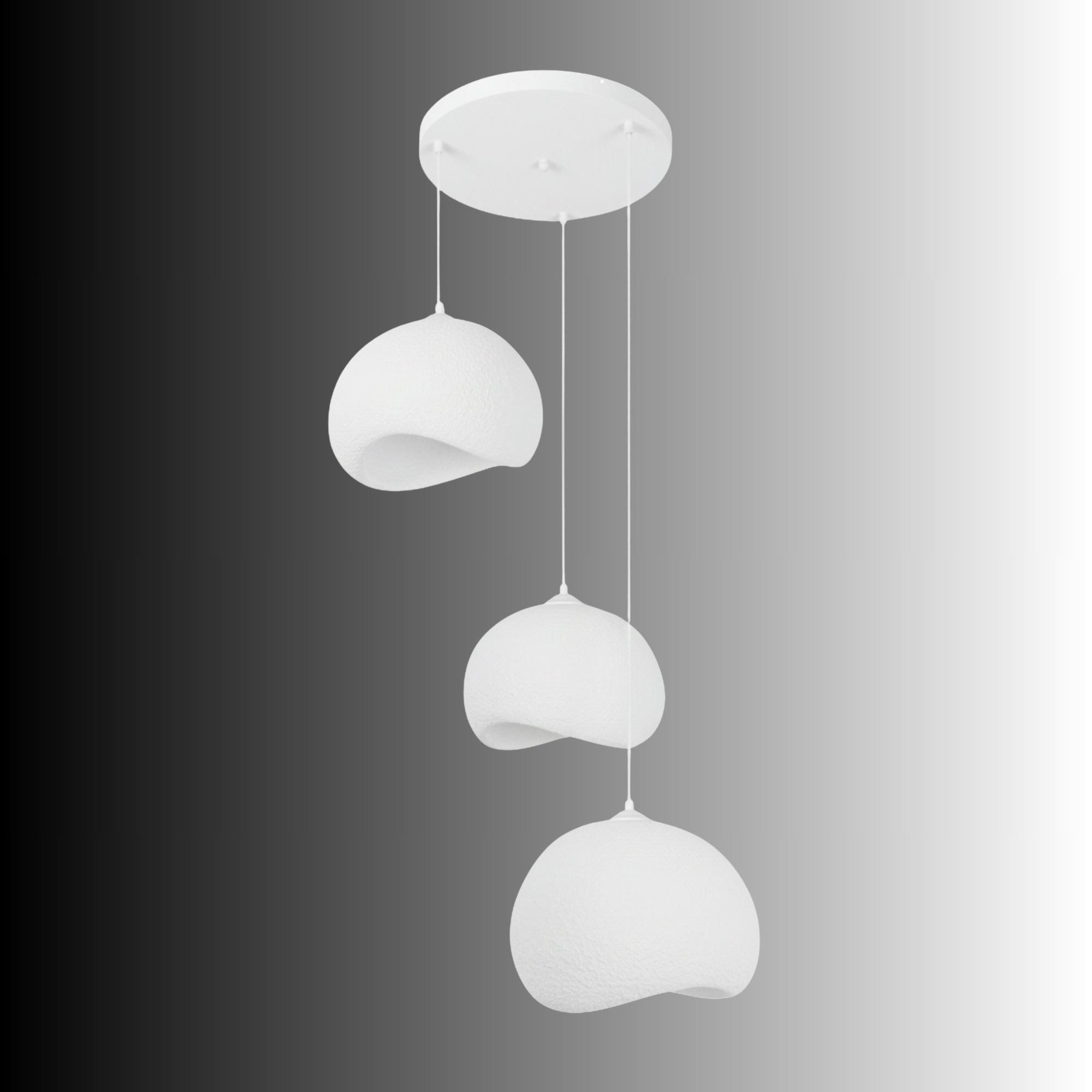 Opviq Hängeleuchte, flexible höhenverstellbar, ohne Leuchtmittel, 3-flammig günstig online kaufen