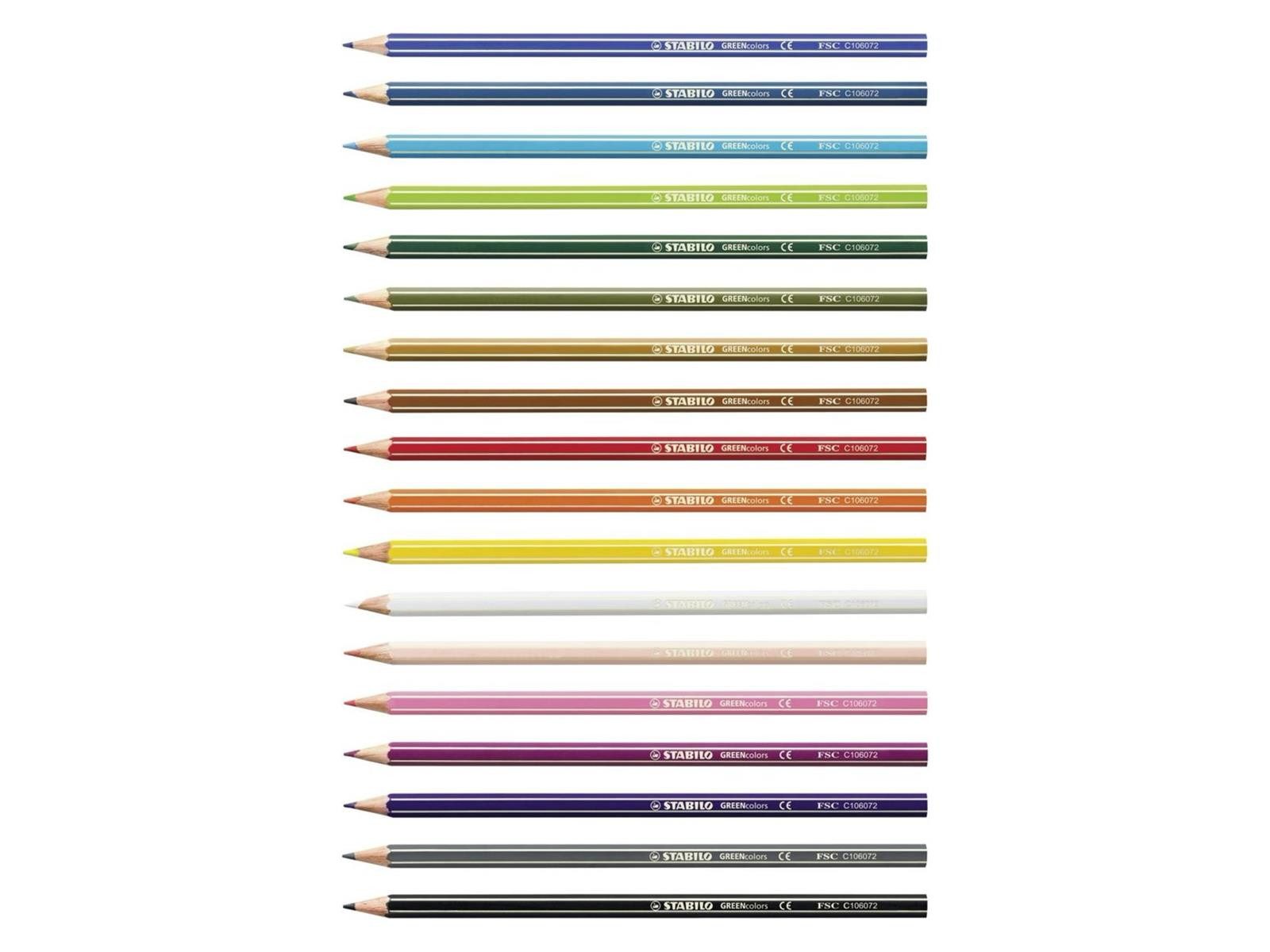 STABILO Buntstift STABILO GREENcolors Buntstift - 18er Set