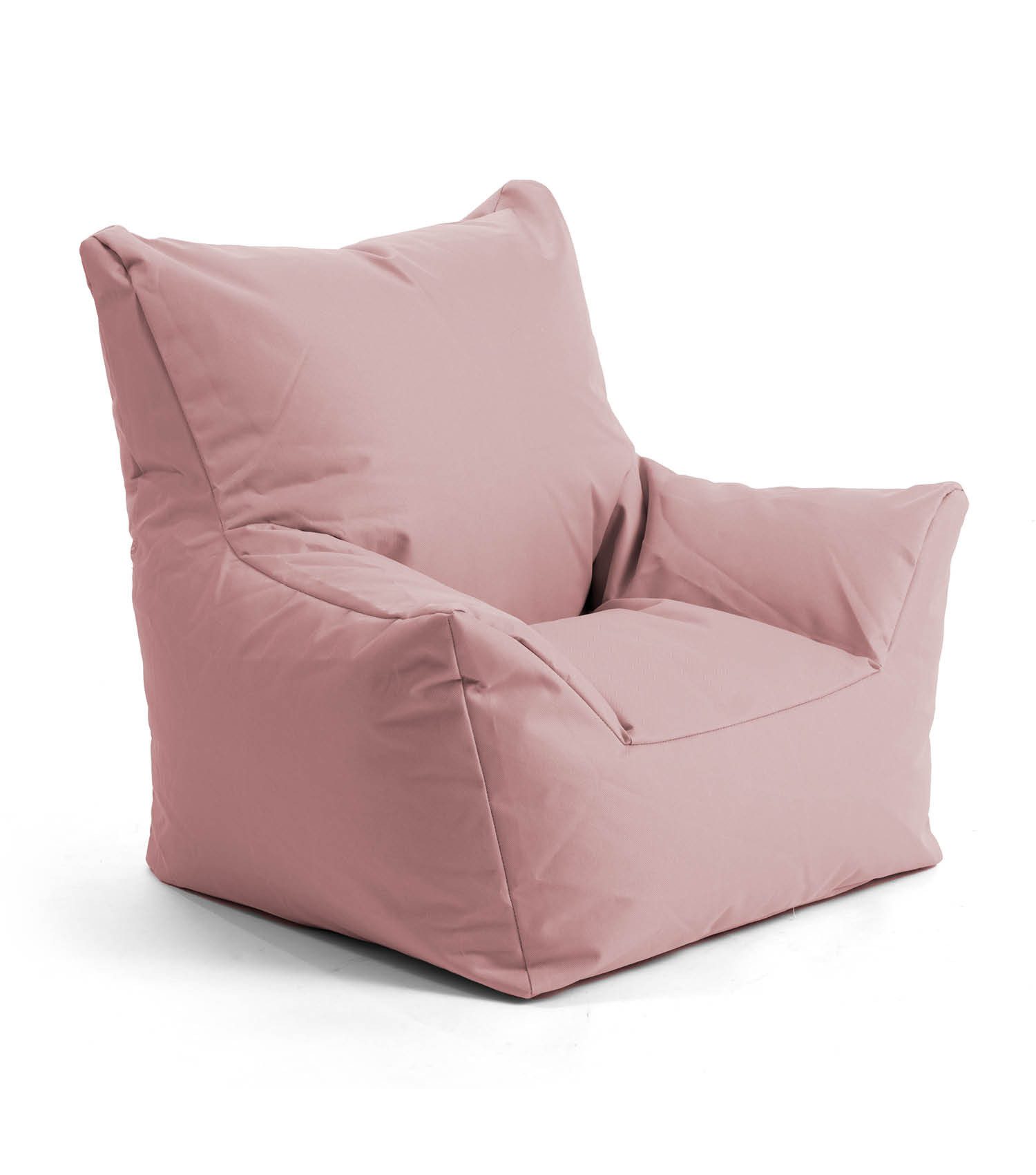 mokebo Kindersessel Der Pausenheld (aus wasserabweisenden Stoff Altrosa), Kinder Sitzsack, Lesesessel, Bodenkissen fürs Kinderzimmer