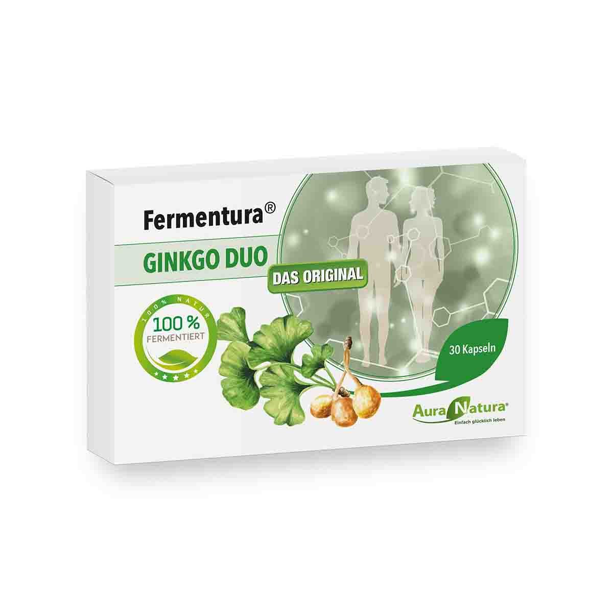 Fermentura Ginkgo Duo 30 Kapseln - 30 Tage Kapseln