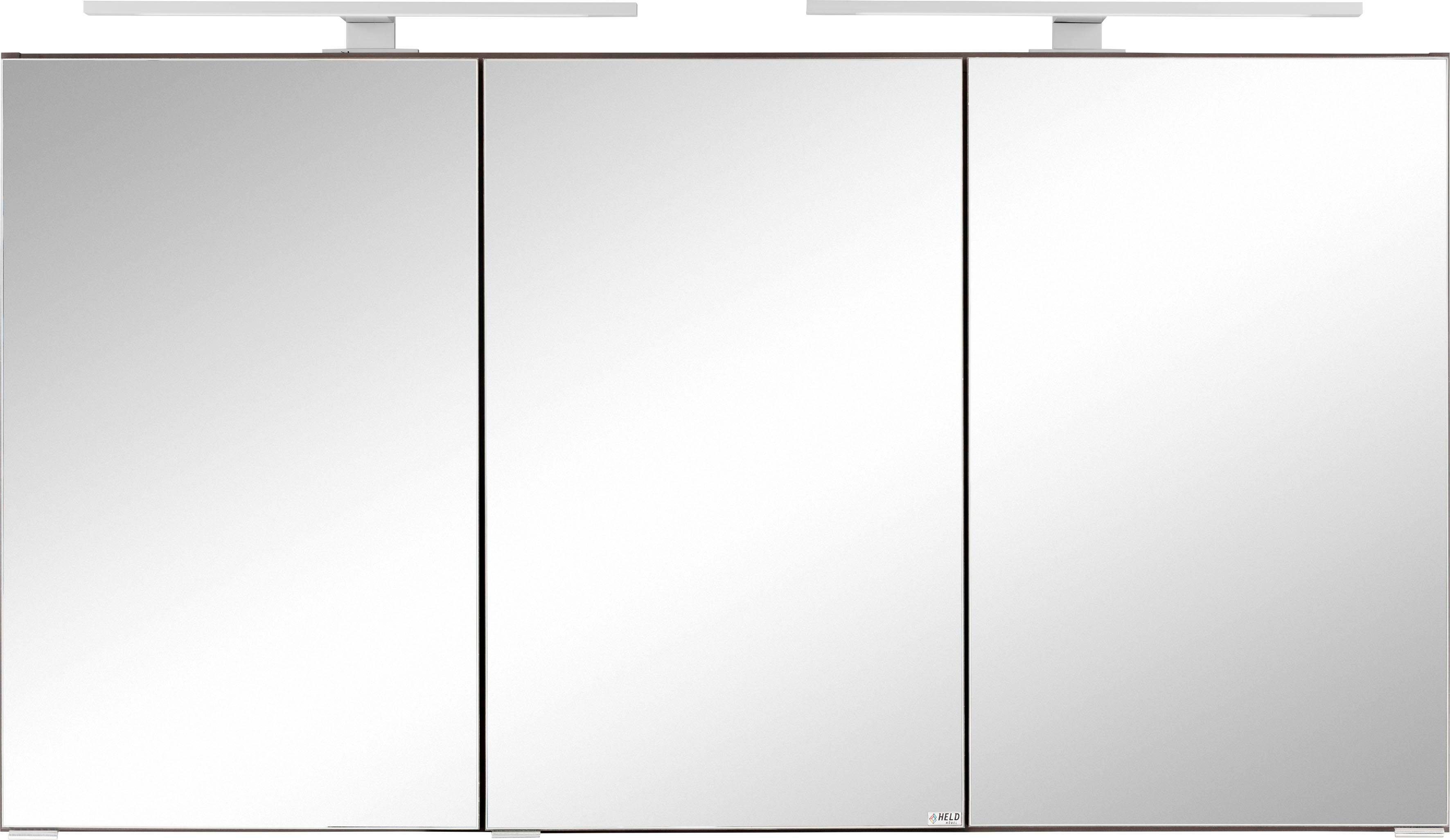 welltime Spiegelschrank Ohio mit LED Beleuchtung