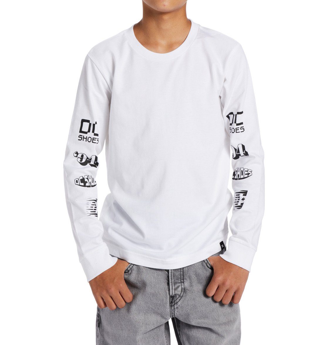 DC Shoes Langarmshirt All Smiles, Stoff: Jersey-Stoff aus Baumwolle [200  g/m2] | Shirts