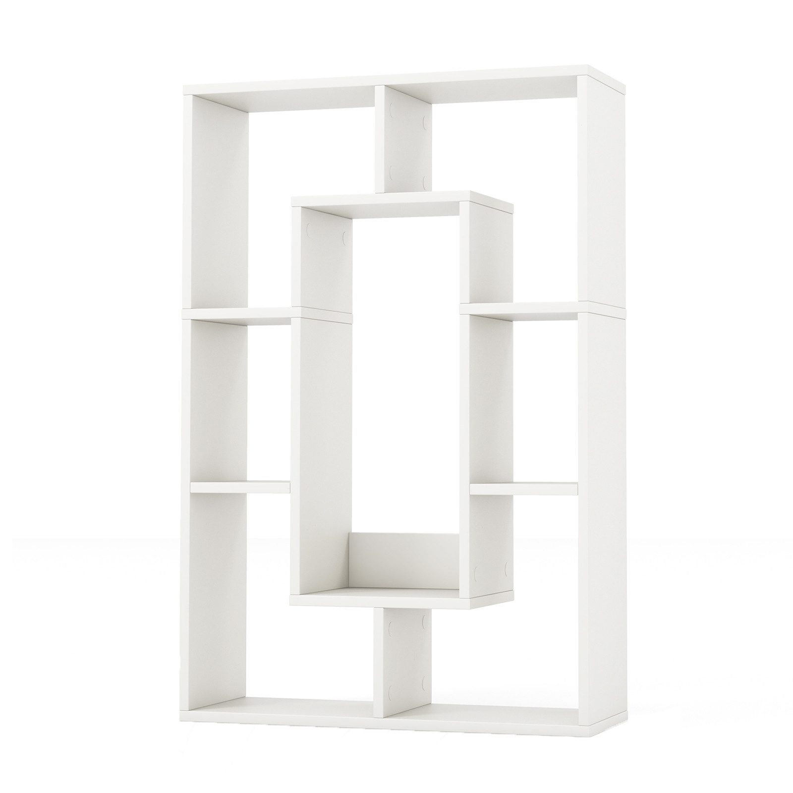 COSTWAY Bücherregal, Standregal mit 7 Fächern & Kippschutz, 60x20x90cm günstig online kaufen