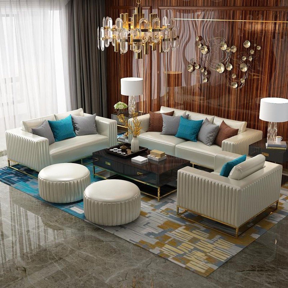 Xlmoebel Polstergarnitur Sofagarnitur 3+2+1 Sitzer Set Modernes Design Luxus Couch, (3-tlg), Made in Europa