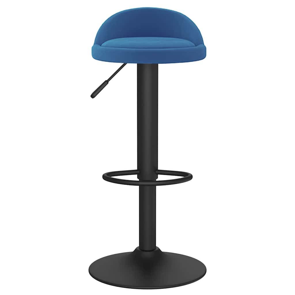 vidaXL Barhocker Barhocker Blau Samt (1 günstig online kaufen