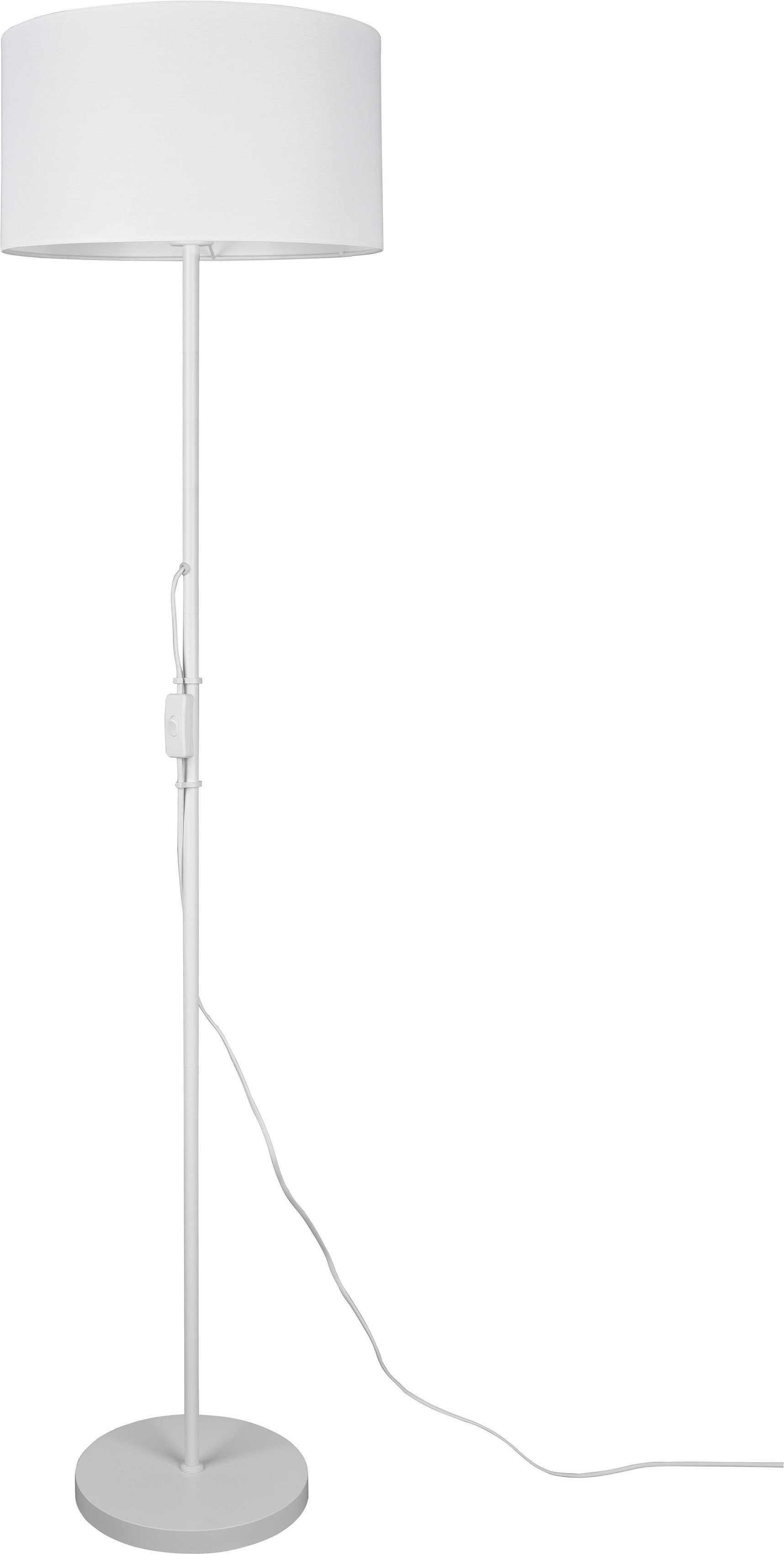 TRIO Leuchten Stehlampe TARKIN, Ein-/Ausschalter, ohne Leuchtmittel, Schirm  Ã˜ 36cm, Höhe 160cm, E27 Leuchtmittel frei wählbar