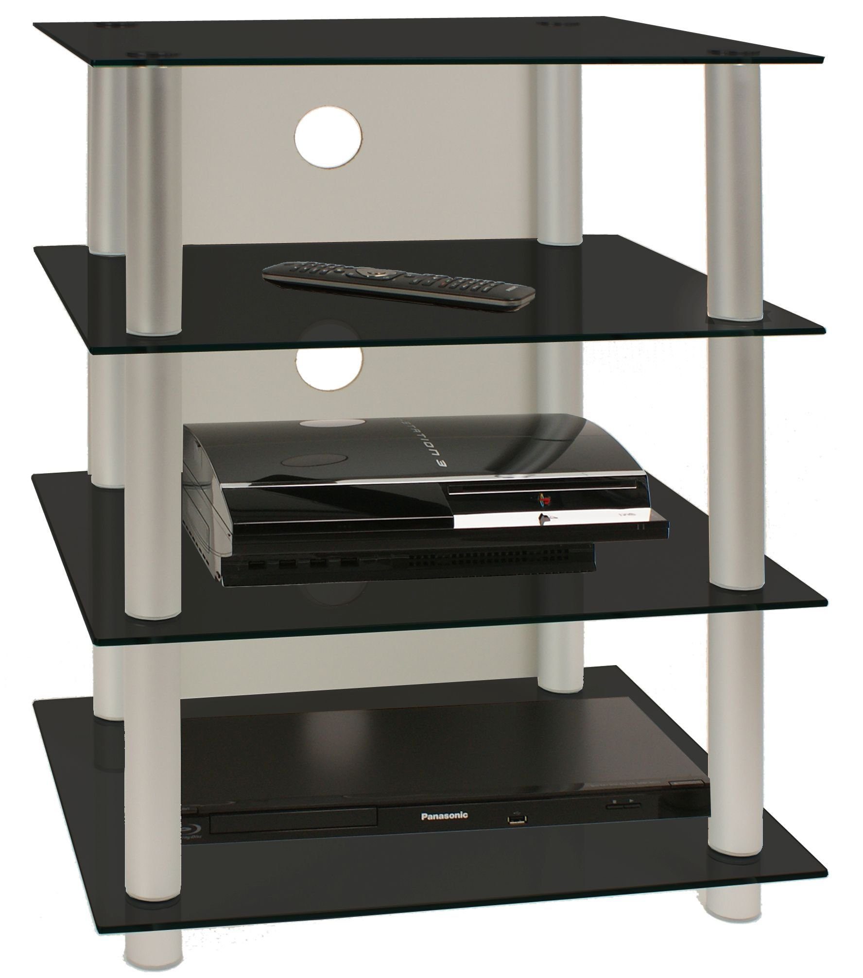 VCM TV-Rack Hifi Möbel Rack Alu günstig online kaufen