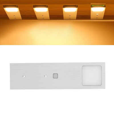 WILGOON LED Unterbauleuchte LED Unterbauleuchten 5W- Küchenleuchte, Super dünn und Aluminiumkörper, LED fest integriert, Warmweiß, mit Touch-Dimmfunktion