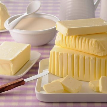 Hofmeister Butterdose, Fichtenholz, Fichtenholz Butter selber machen Butterstampfer