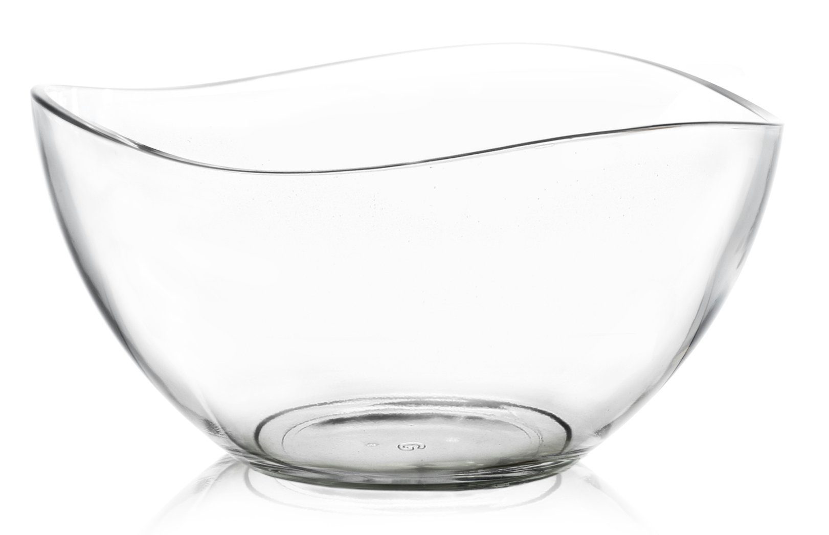 PLATINUX Glas, Obstschale (1-tlg), 1,7L, Schüssel Dessertschüssel Salatschüssel Glasschale Küchenschüssel Schüssel