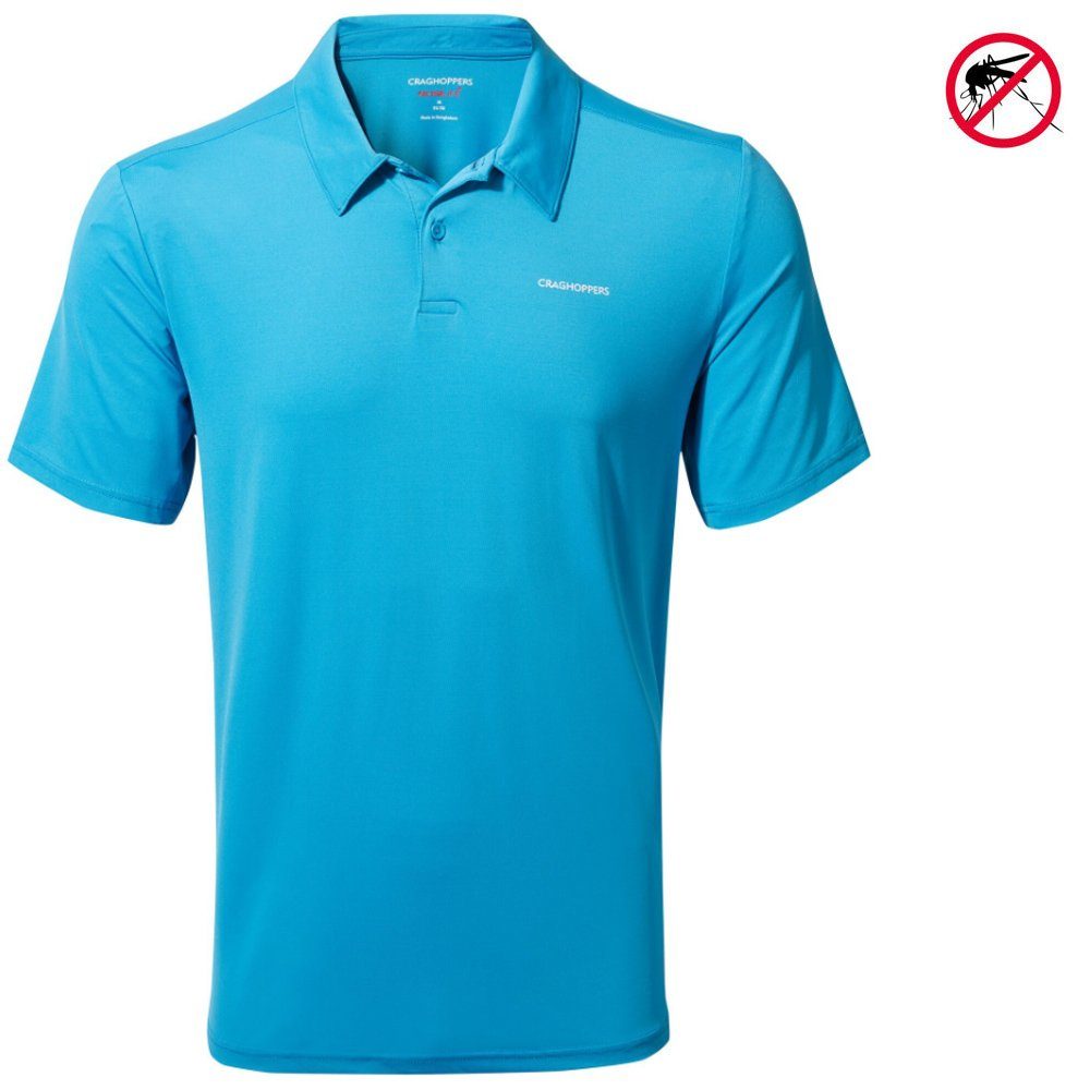 Craghoppers T-Shirt Craghoppers - NosiLife Pro Funktions Polohemd - Herren blau