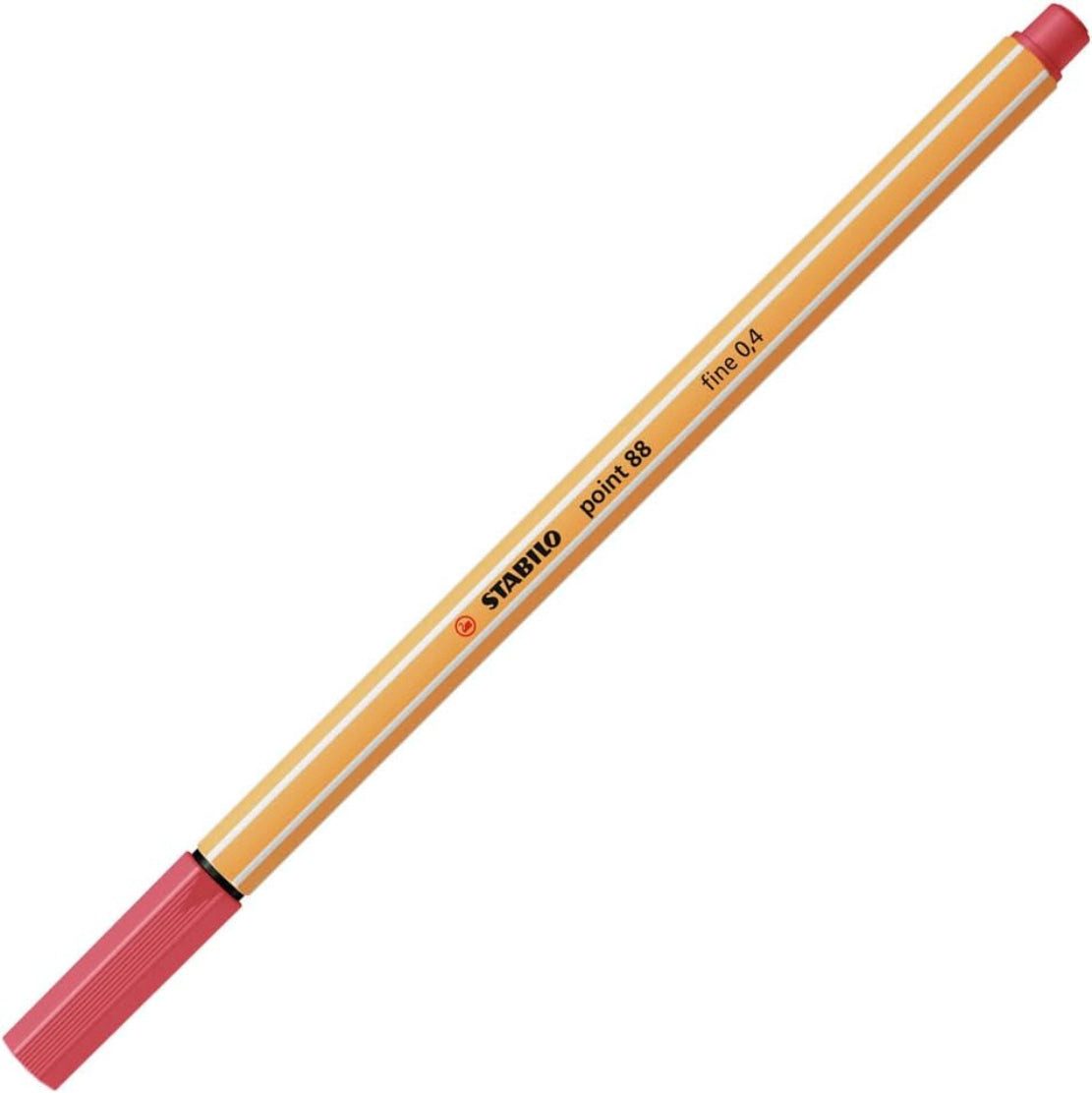 STABILO Filzstift STABILO point 88 Fineliner - Rostrot - Präzise Linienführung für Profi