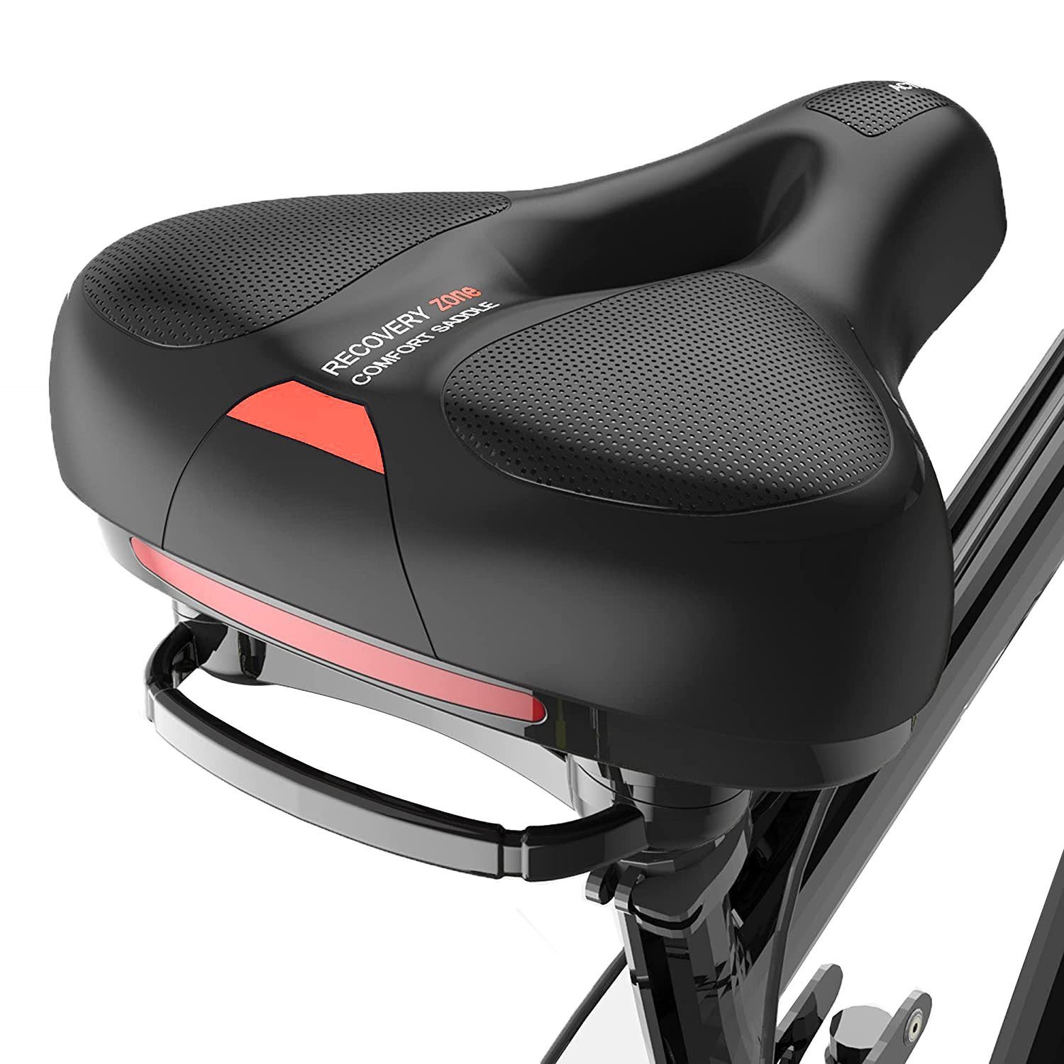 SURFOU Fahrradsattel Fahrradsattel Herren Damen Bequem Fahrrad Sattel (Duale Stoßdämpfung, Wasserdicht & langlebig, Reflektorstreifen, Universelle Passform & einfache Montage, Rennräder, E-Bikes, Citybikes & Falträder, für mtb), Ergonomic Design Bequemer