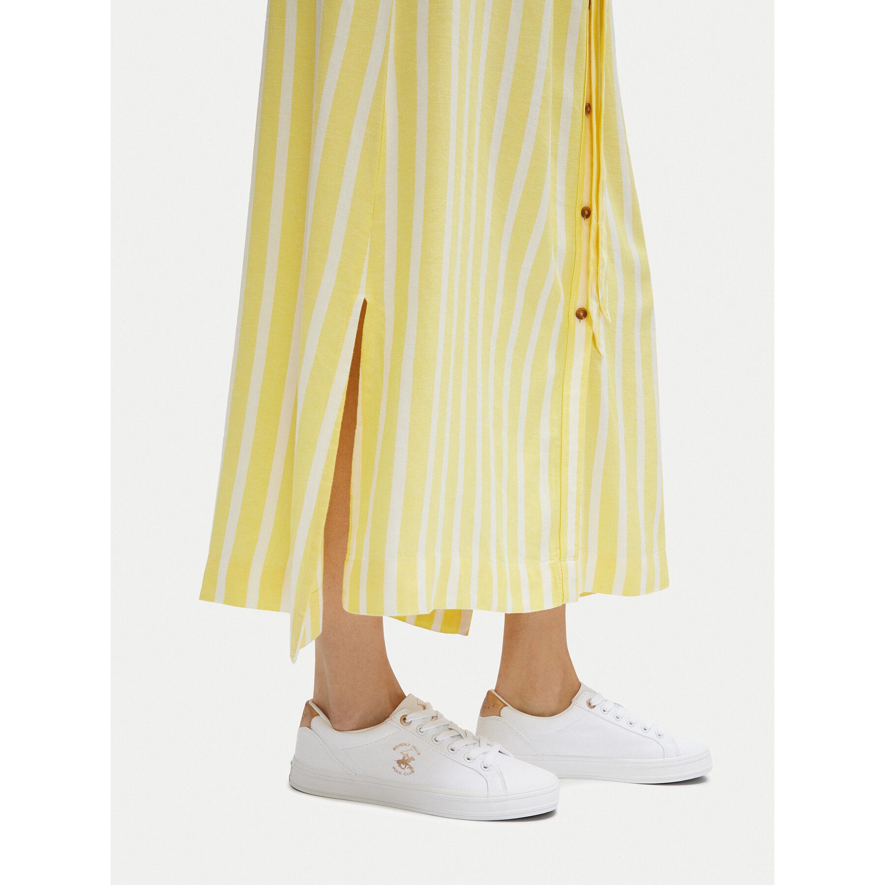 BEVERLY HILLS POLO CLUB Beverly Hills Polo Club Damen Turnschuhe V12-839 Weiß Walkingschuh